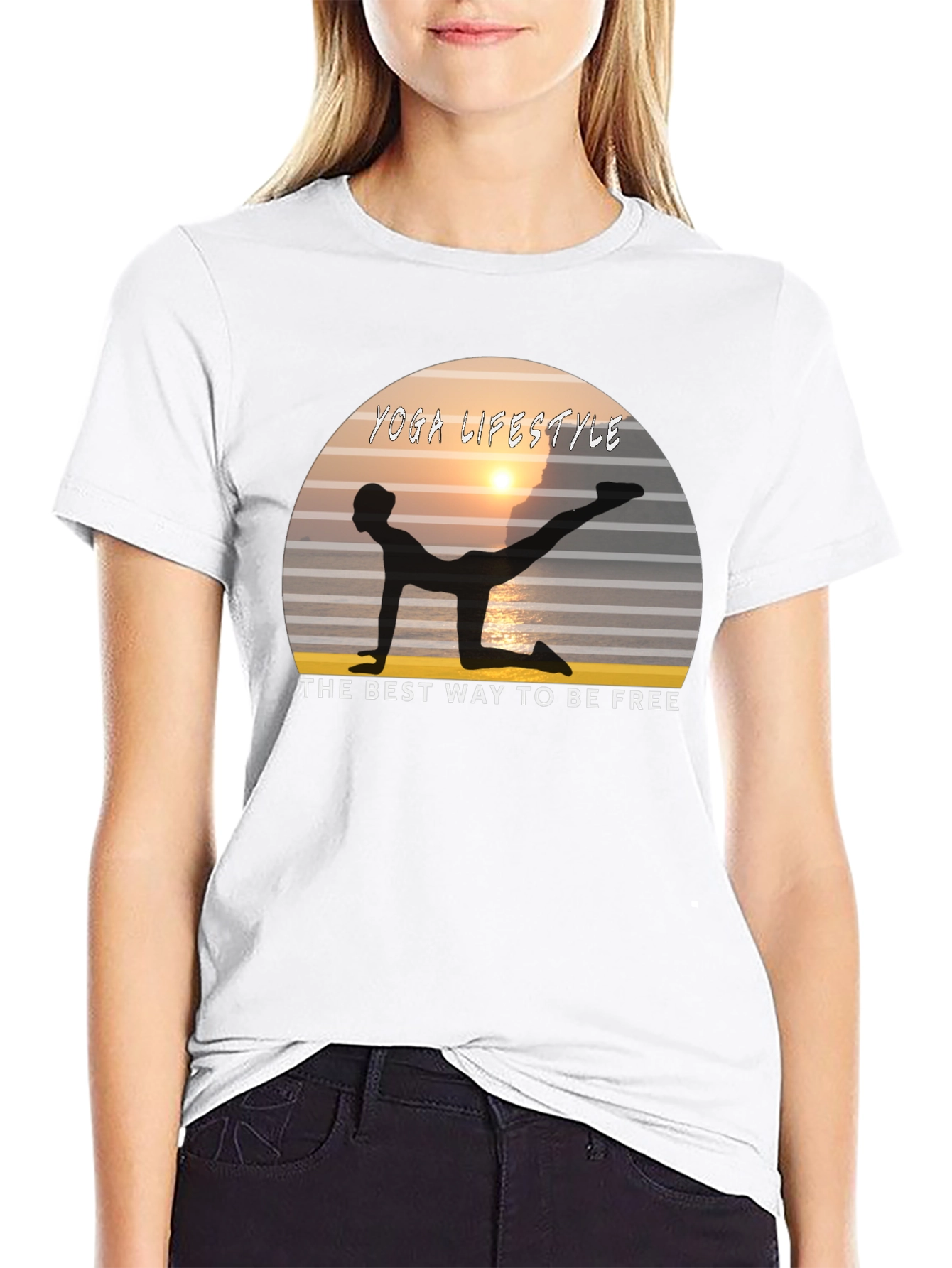 Yoga Lifestyle T-Shirt - Relaxed Fit