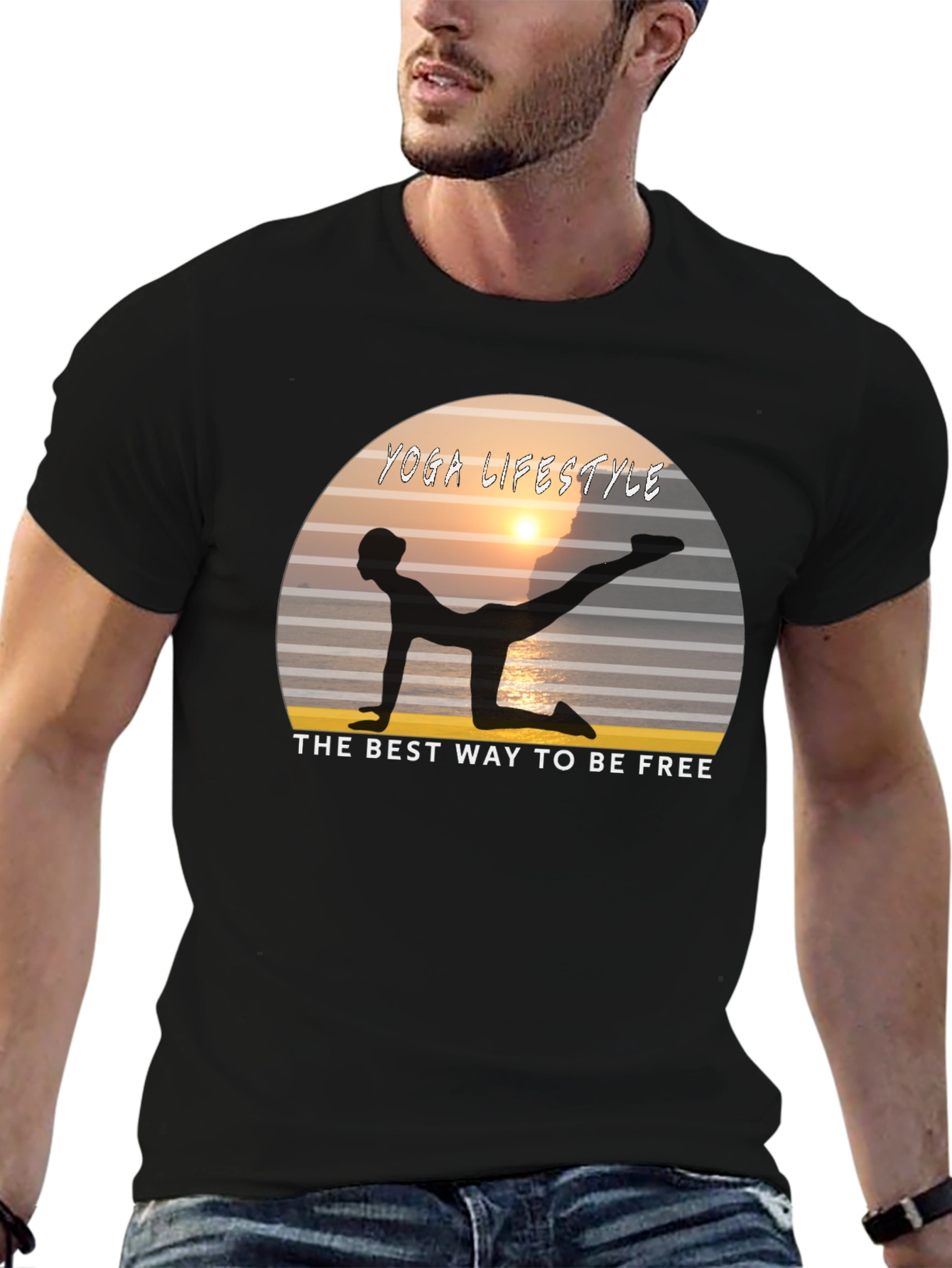 Yoga Lifestyle T-Shirt - Relaxed Fit