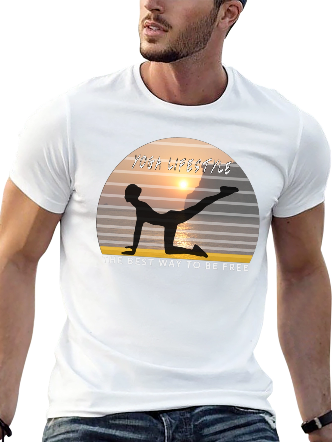 Yoga Lifestyle T-Shirt - Relaxed Fit