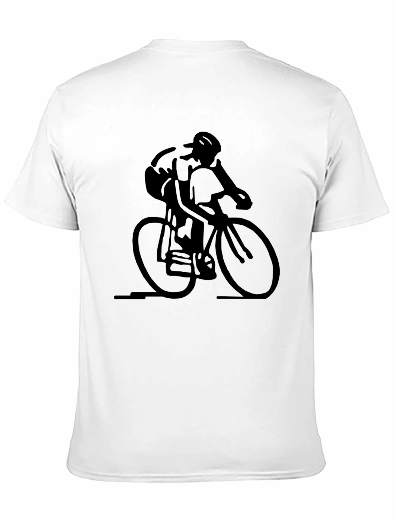 Cyclist Graphic Black T-Shirt