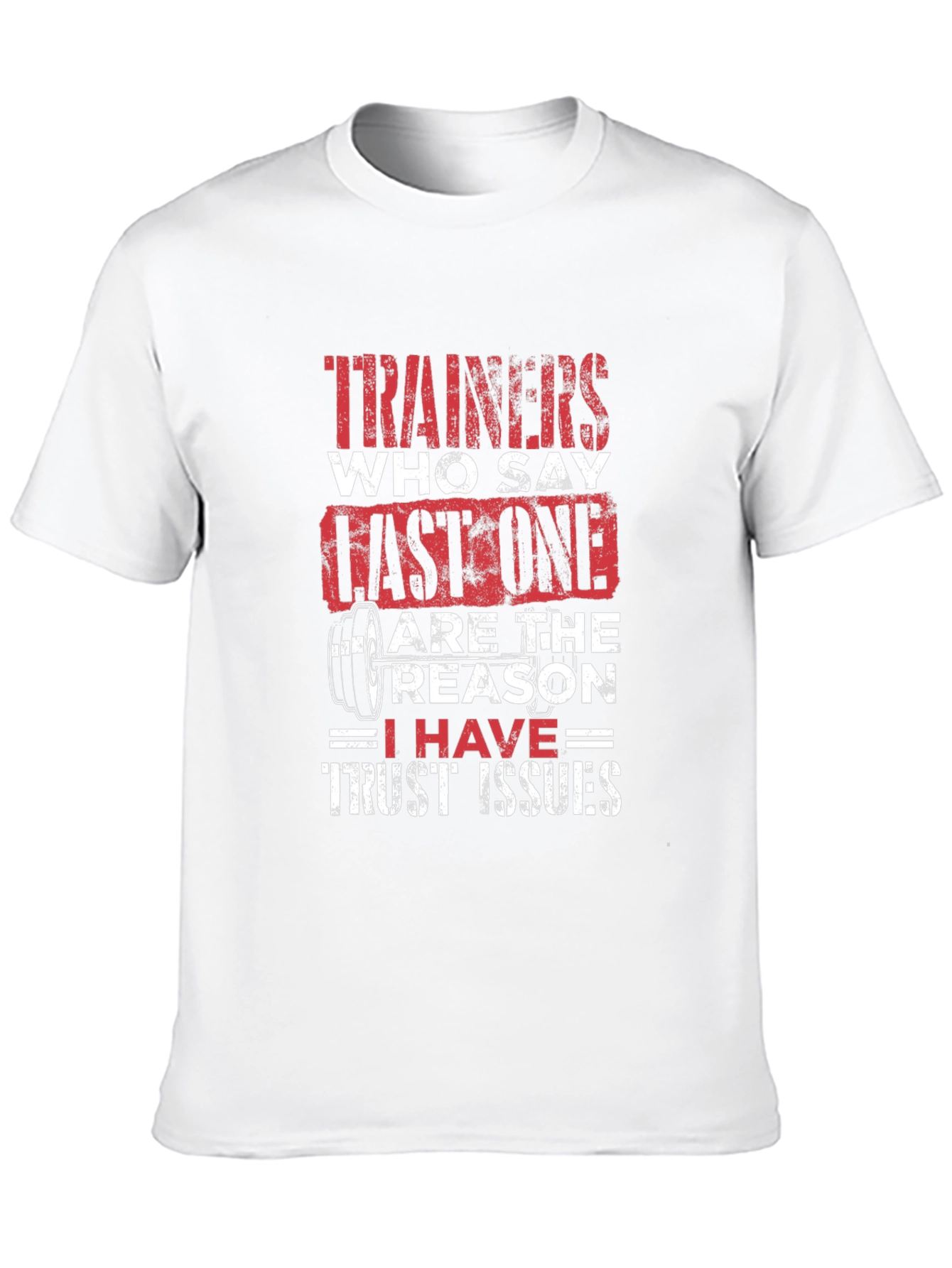 Trainers Last One Trust Issues Black Graphic T-Shirt