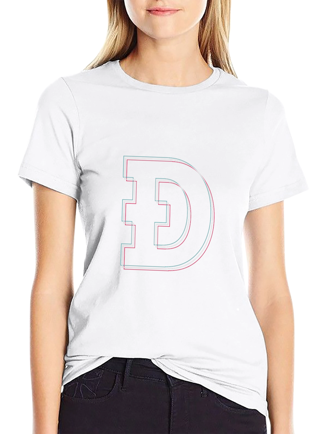 Doge Logo Black T-Shirt - Casual & Stylish