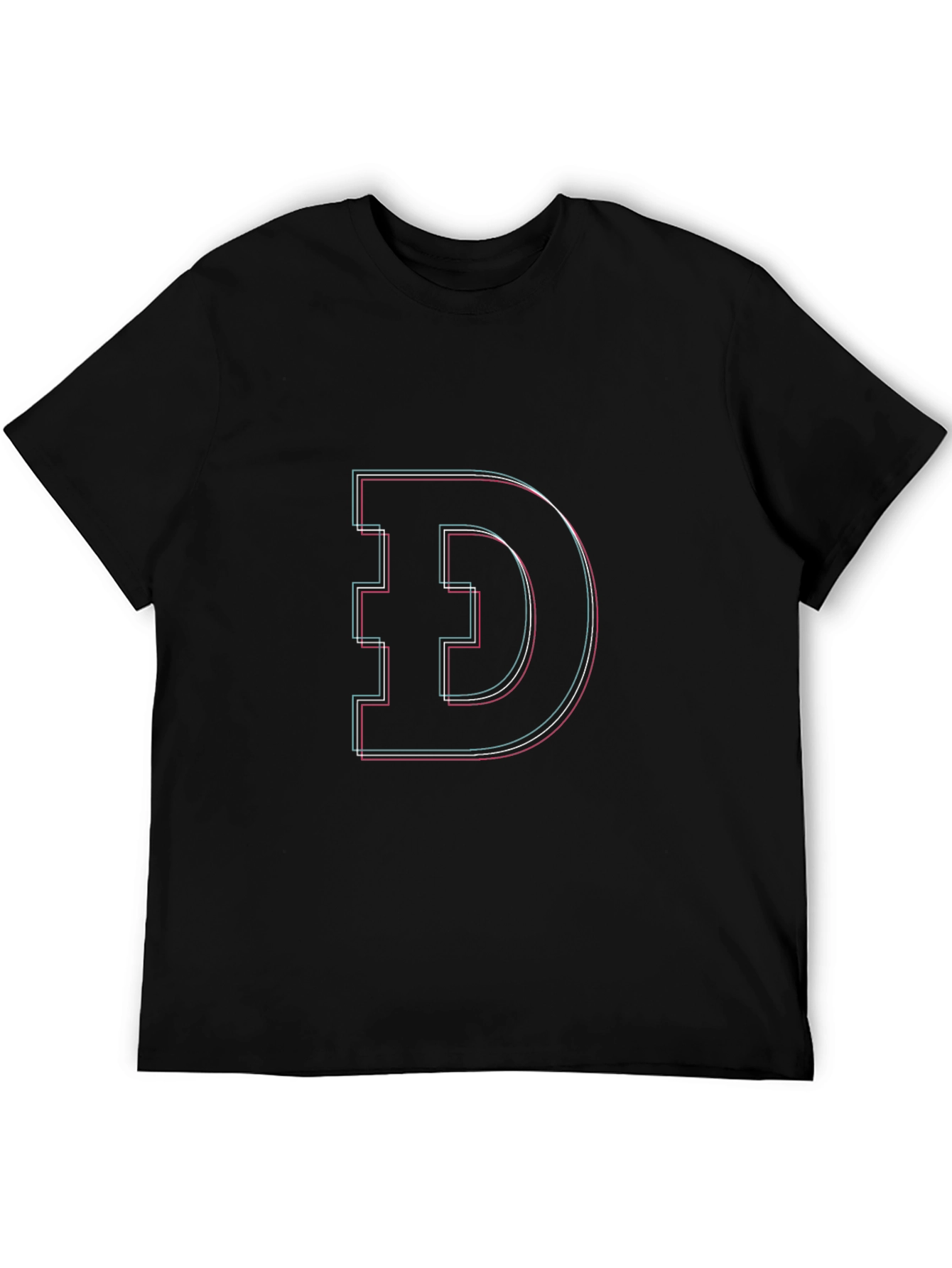 Doge Logo Black T-Shirt - Casual & Stylish