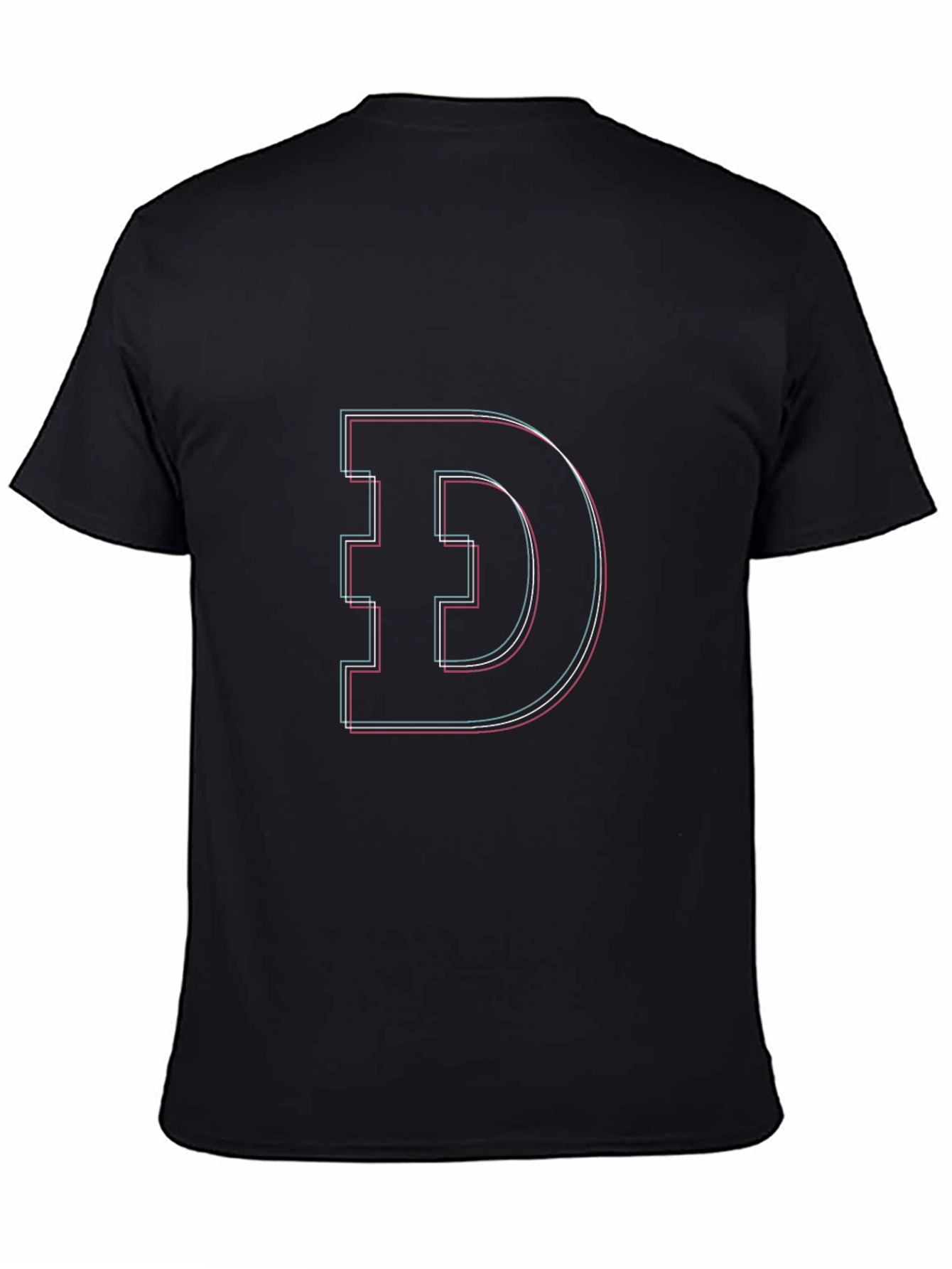 Doge Logo Black T-Shirt - Casual & Stylish