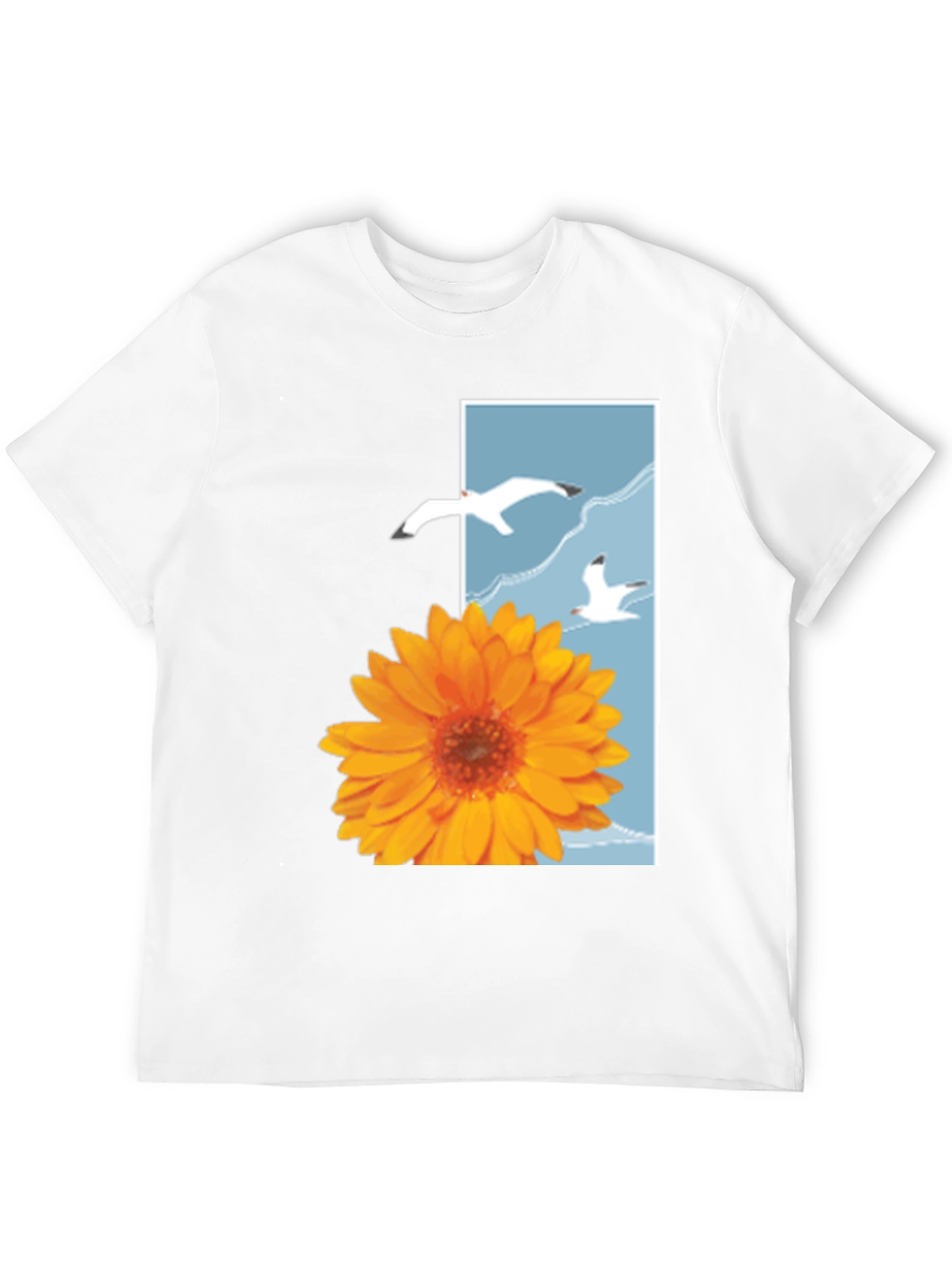 Seagull & Sunflower Graphic Tee