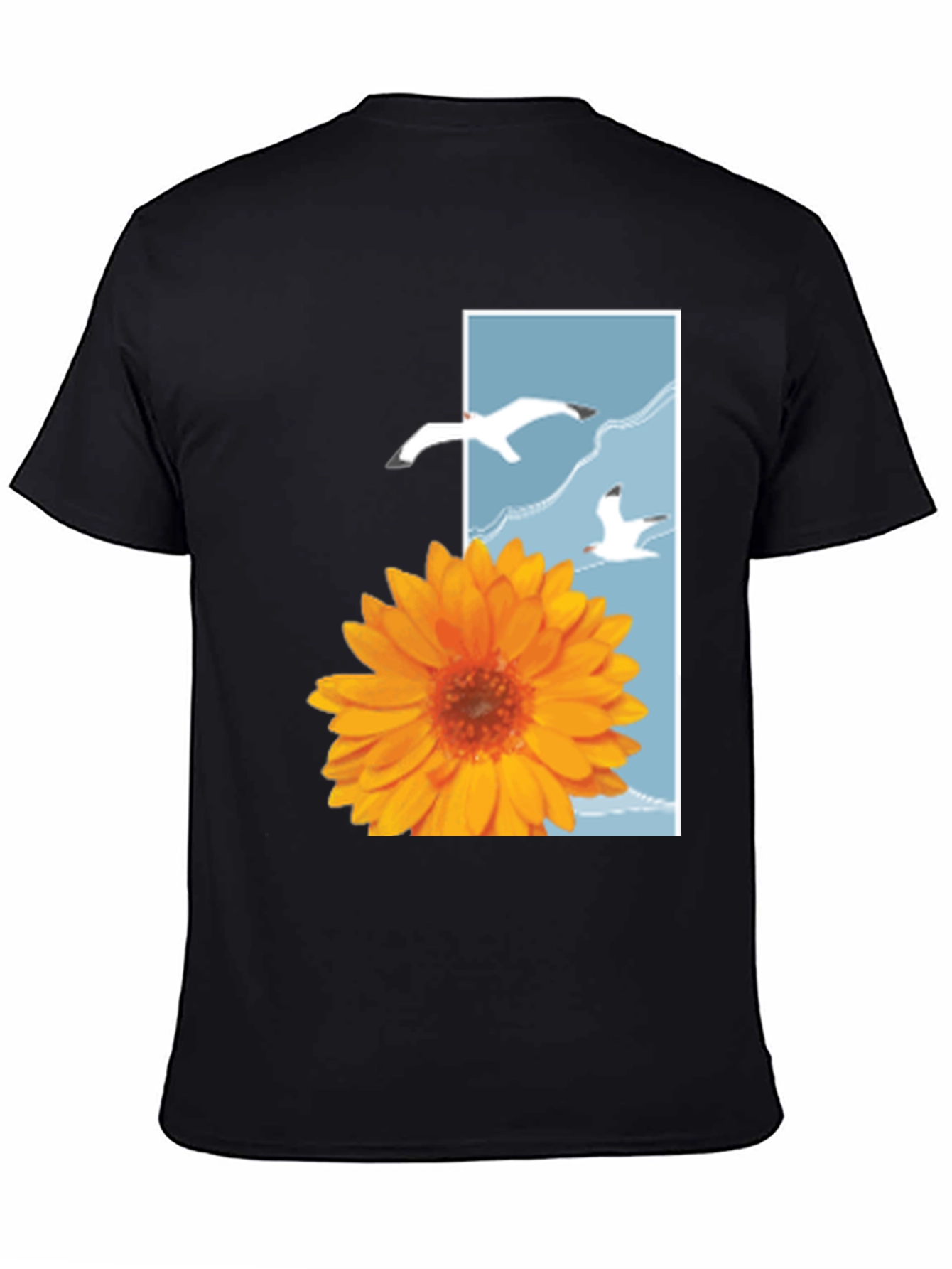 Seagull & Sunflower Graphic Tee