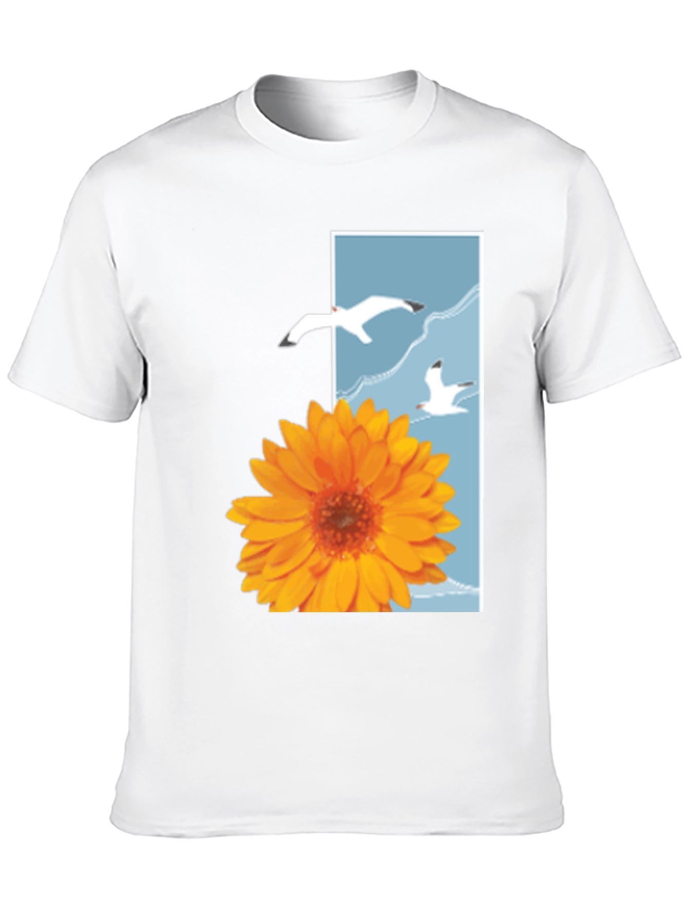 Seagull & Sunflower Graphic Tee