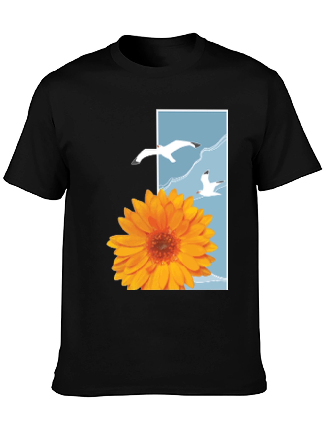 Seagull & Sunflower Graphic Tee