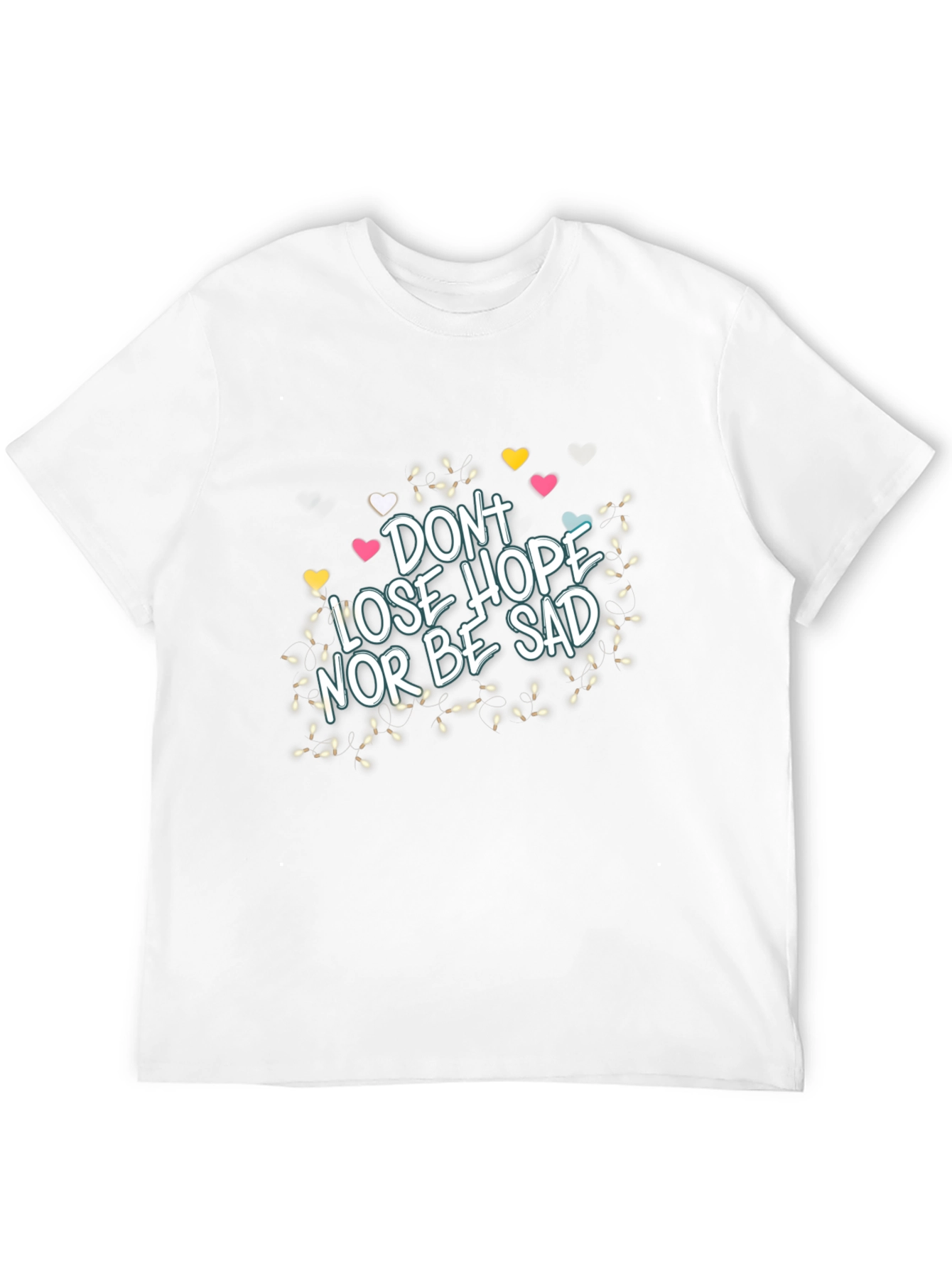 Dont Lose Hope Graphic Tee - Inspiring Black T-Shirt