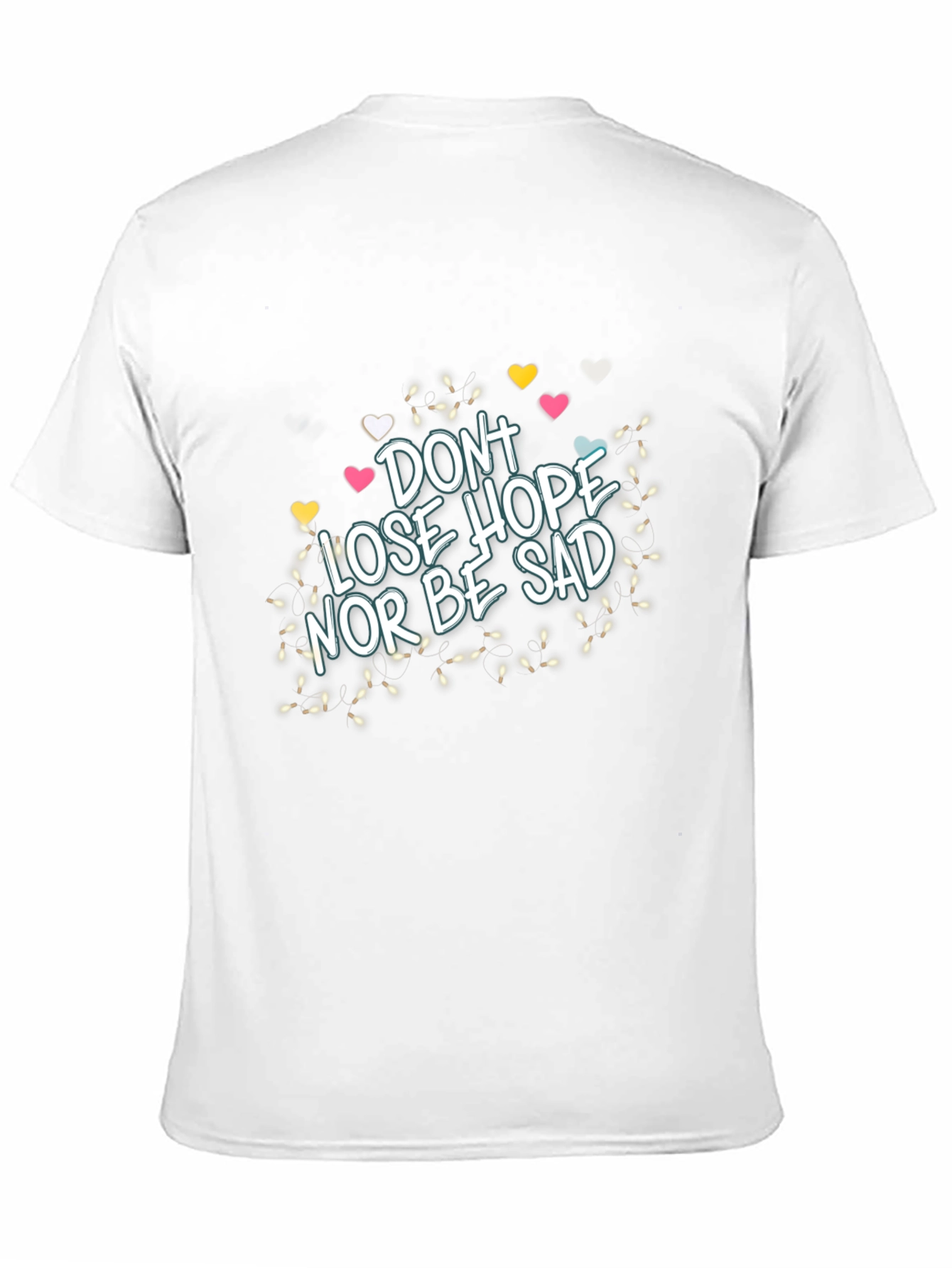 Dont Lose Hope Graphic Tee - Inspiring Black T-Shirt