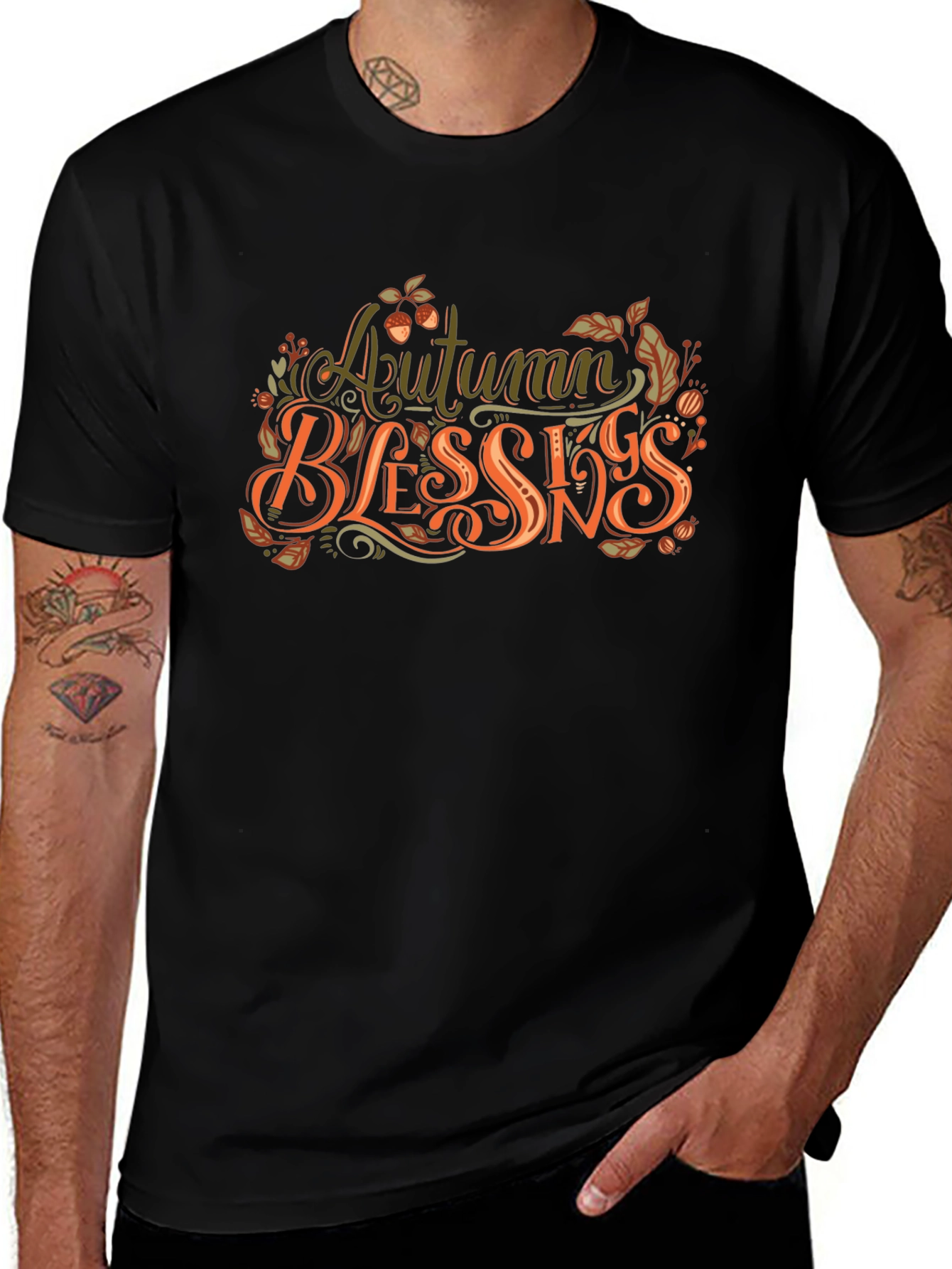 Autumn Blessings Graphic T-Shirt