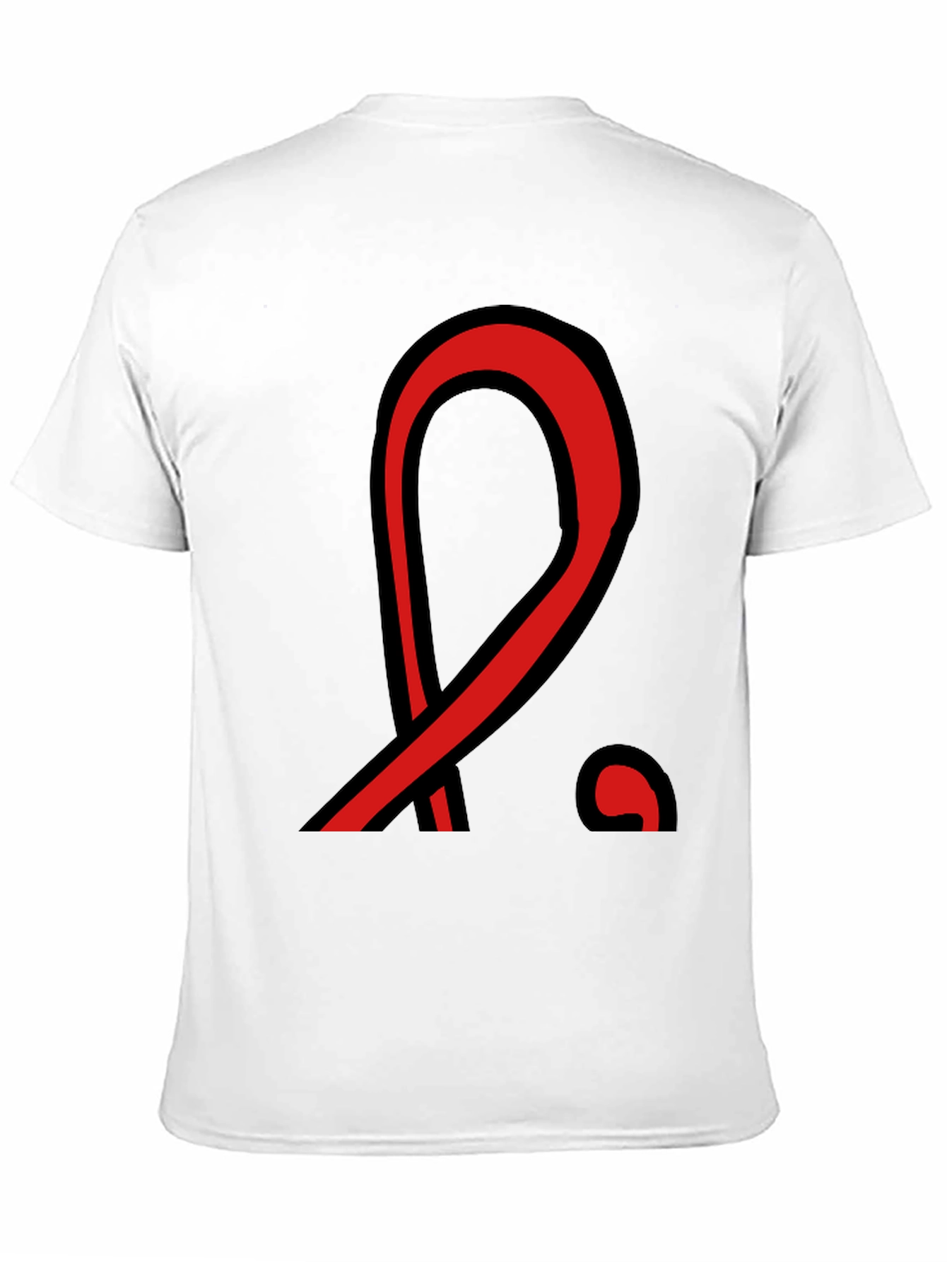 Bold Graphic Tee - Red & Black Design T-Shirt