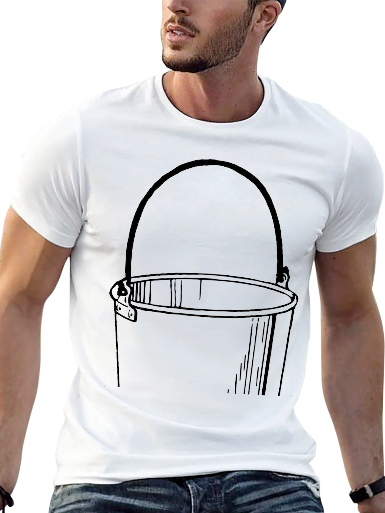 Bucket Graphic Tee - Black