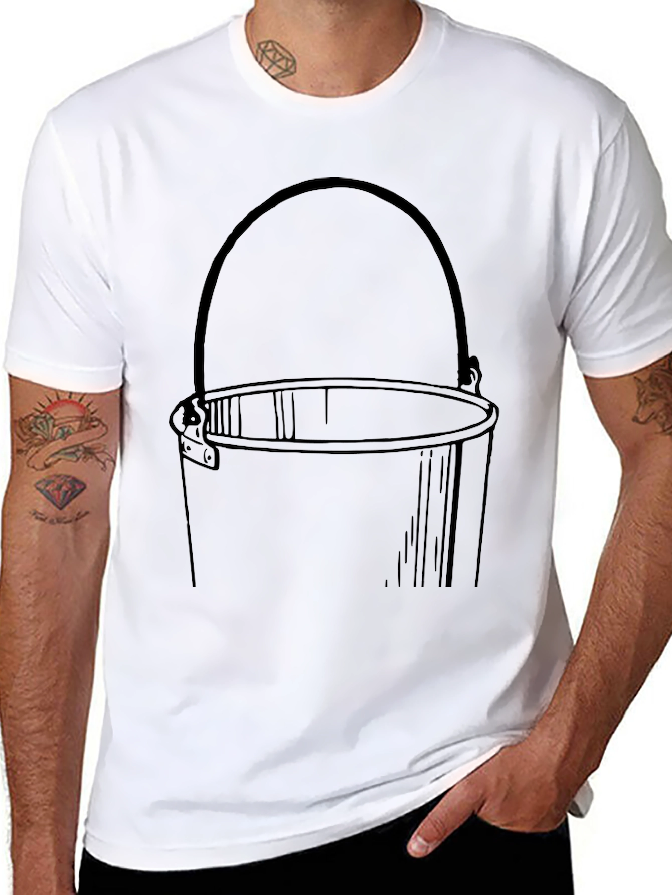 Bucket Graphic Tee - Black