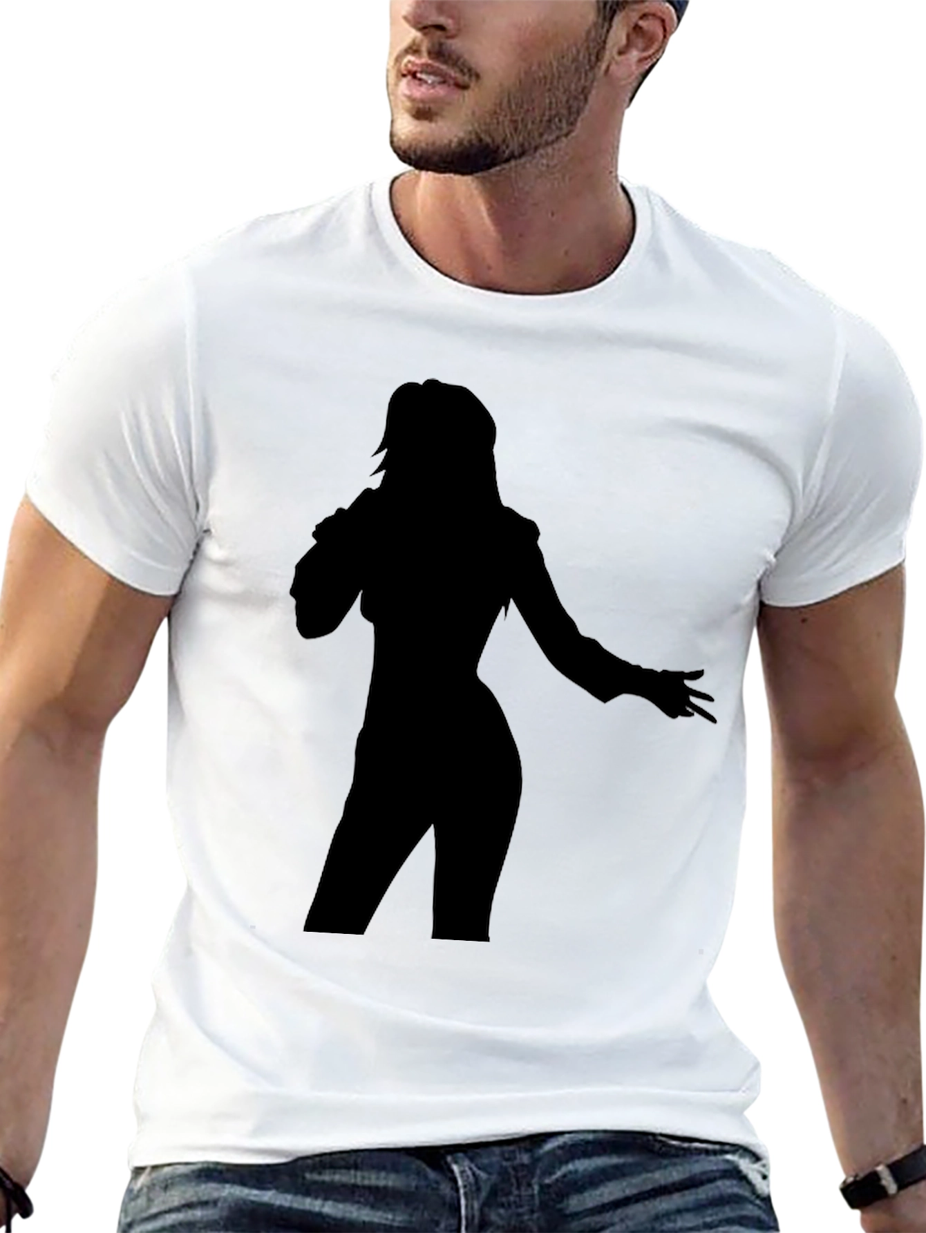 Silhouette Singer Graphic Tee