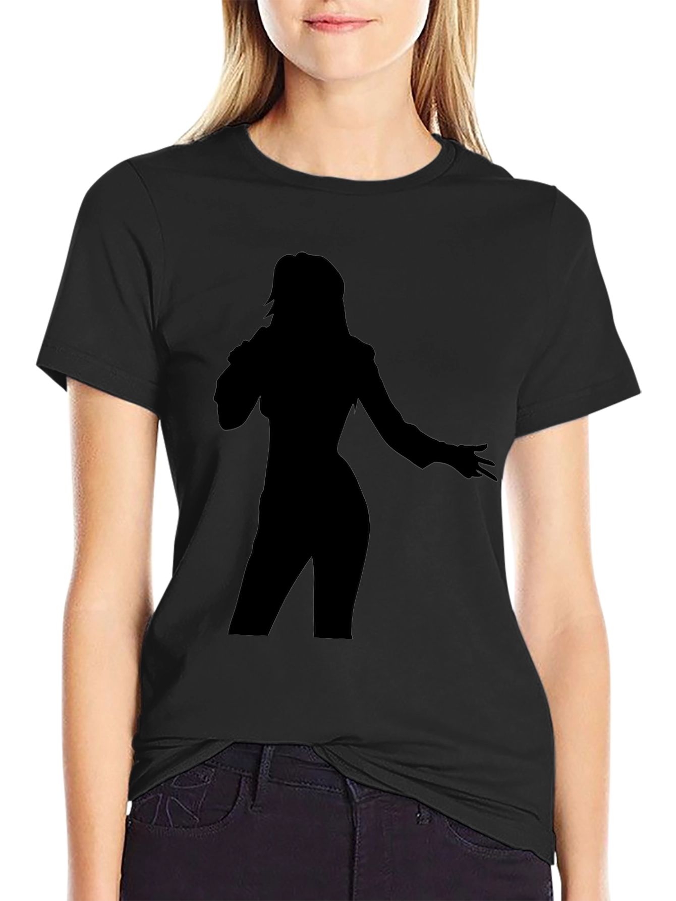 Silhouette Singer Graphic Tee
