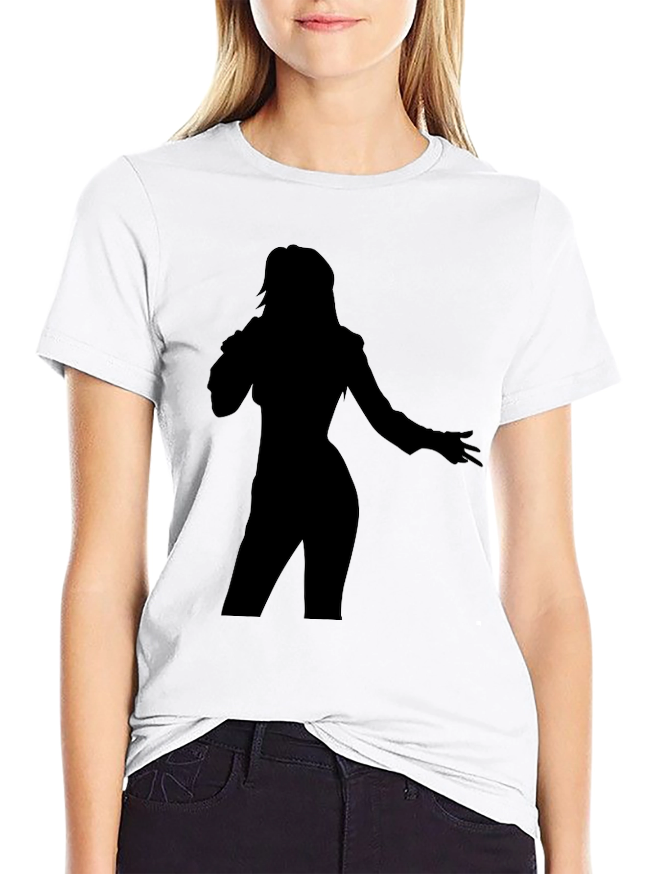 Silhouette Singer Graphic Tee