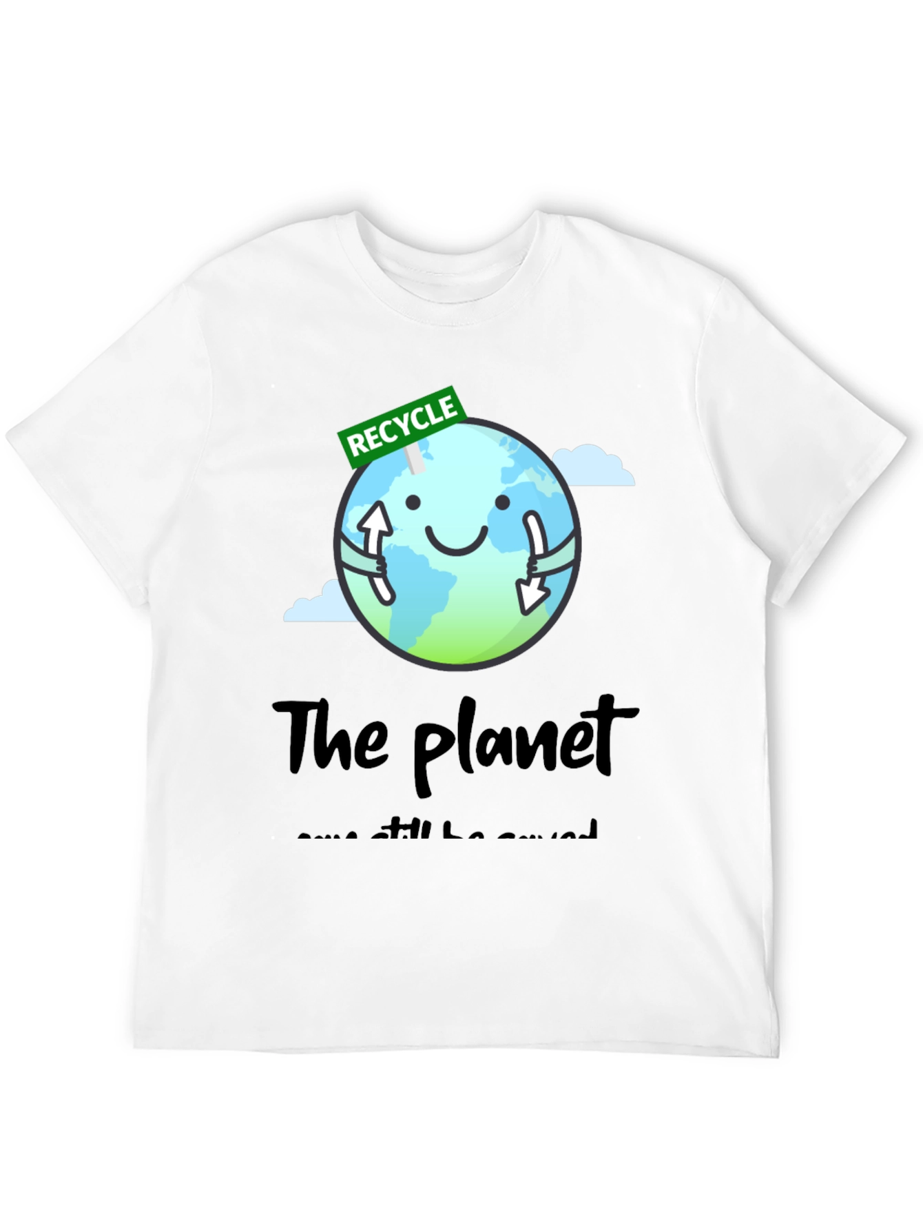 Eco-Friendly Recycle Earth Graphic Tee