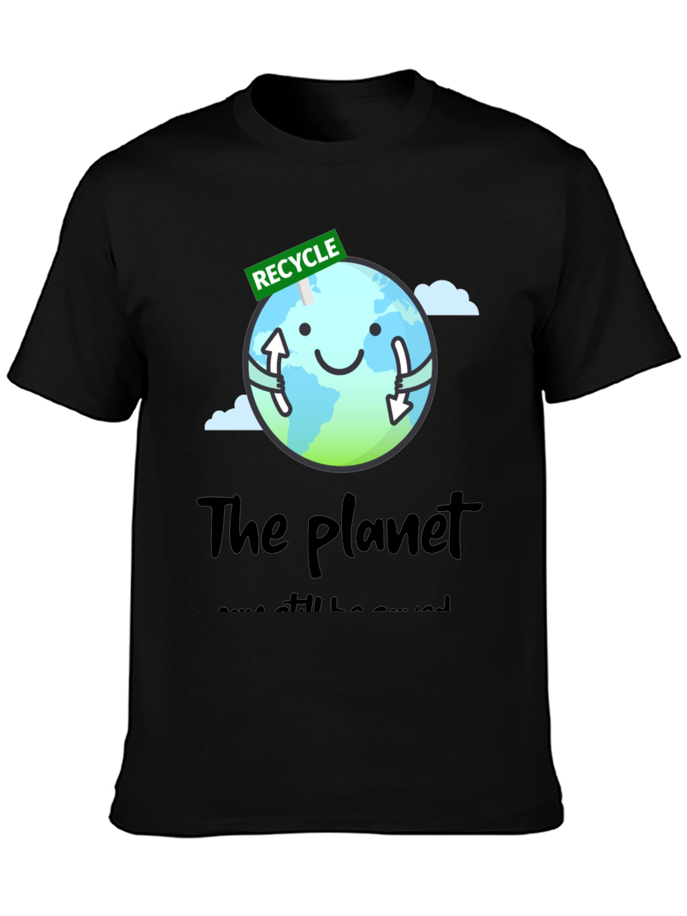 Eco-Friendly Recycle Earth Graphic Tee
