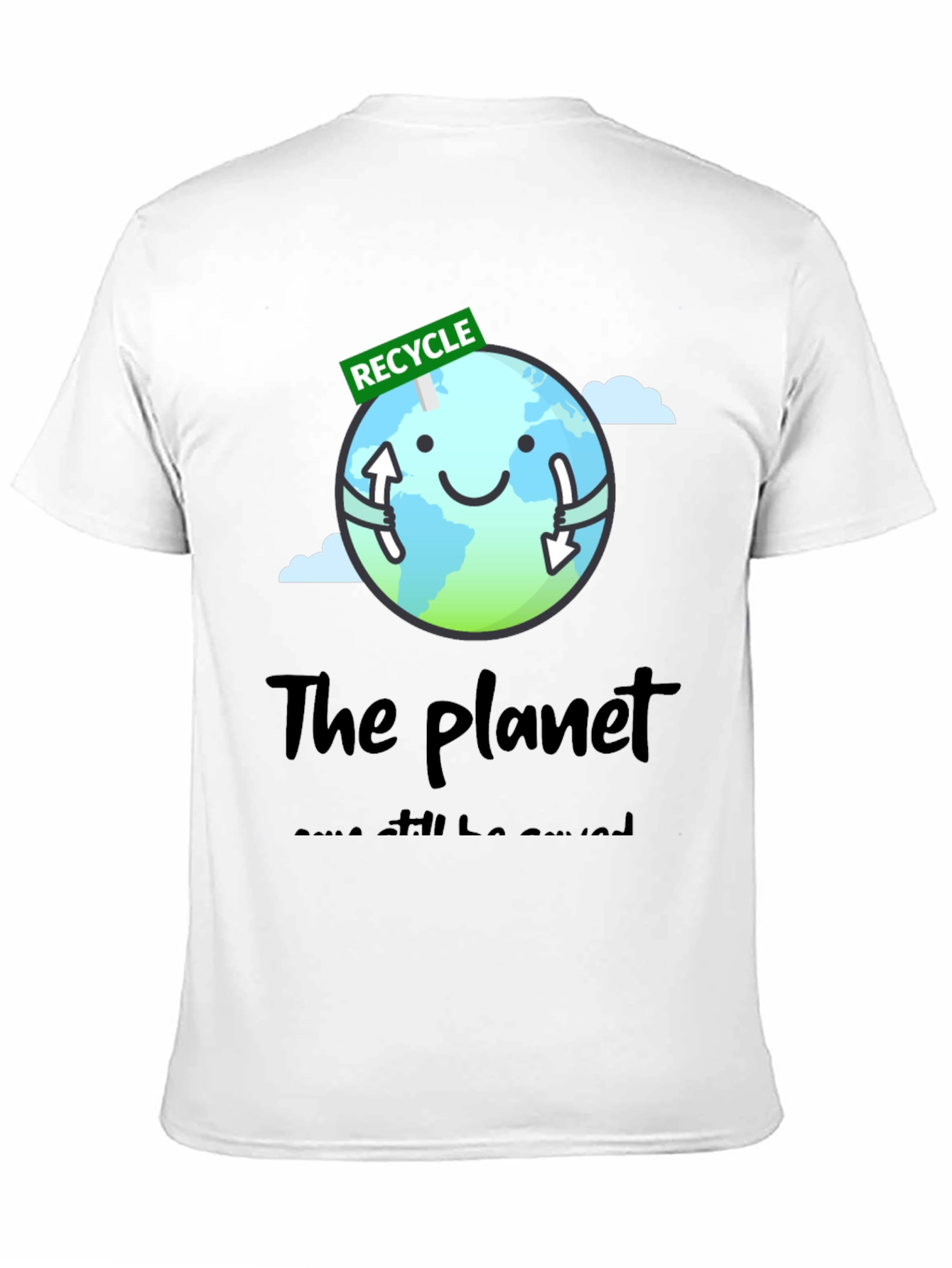 Eco-Friendly Recycle Earth Graphic Tee