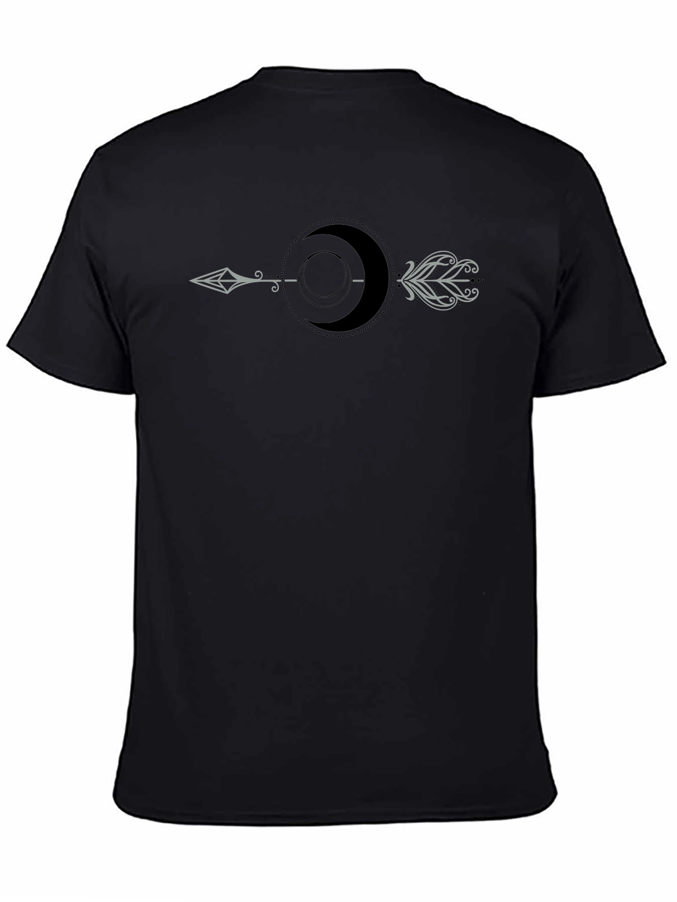 Black Moon Arrow T-Shirt - Unique Graphic Tee