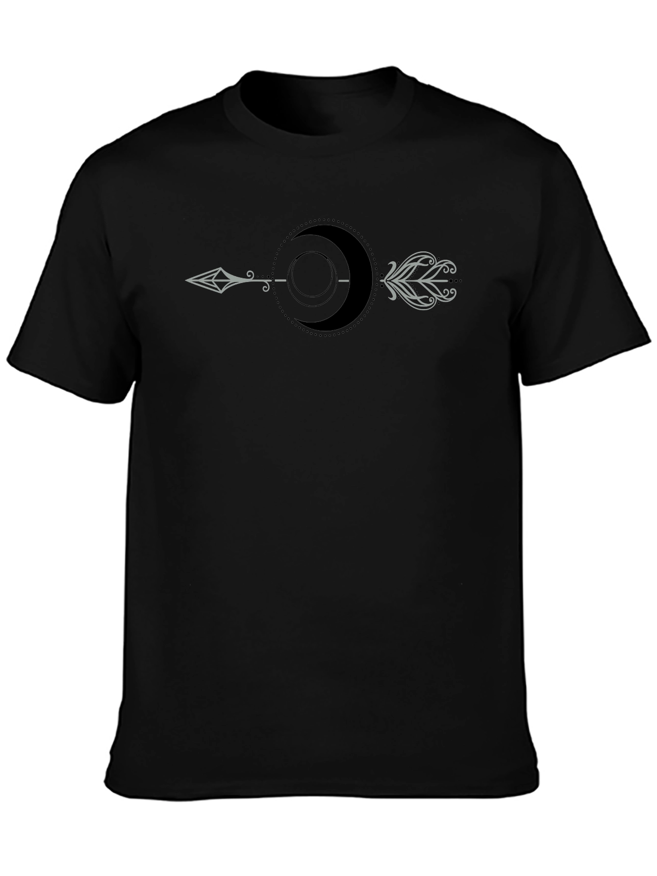 Black Moon Arrow T-Shirt - Unique Graphic Tee