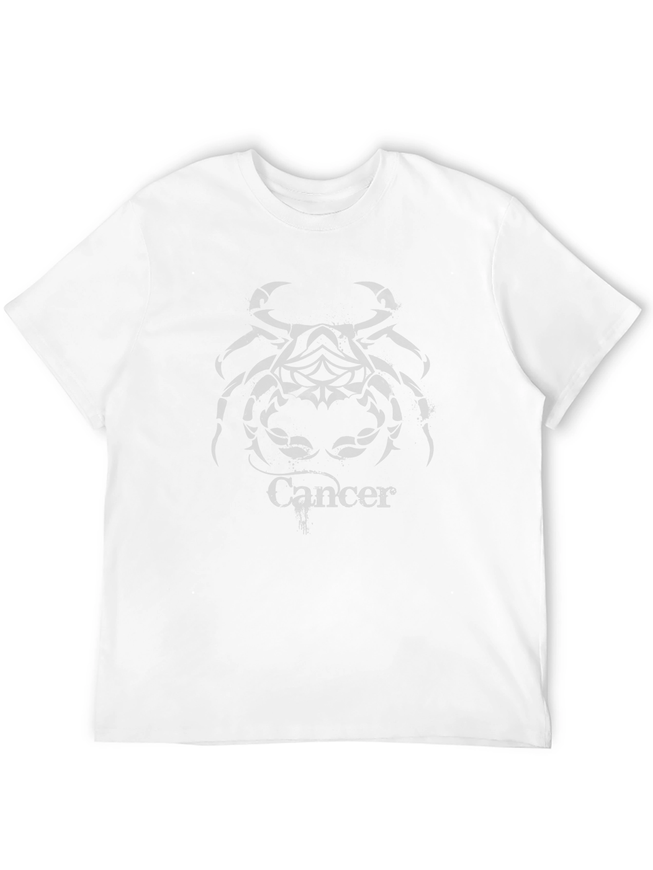 Cancer Zodiac T-Shirt - Black Graphic Tee