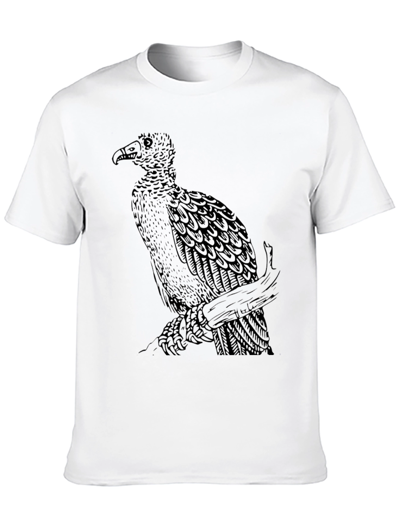 Vulture Graphic Tee - Mens Black T-Shirt