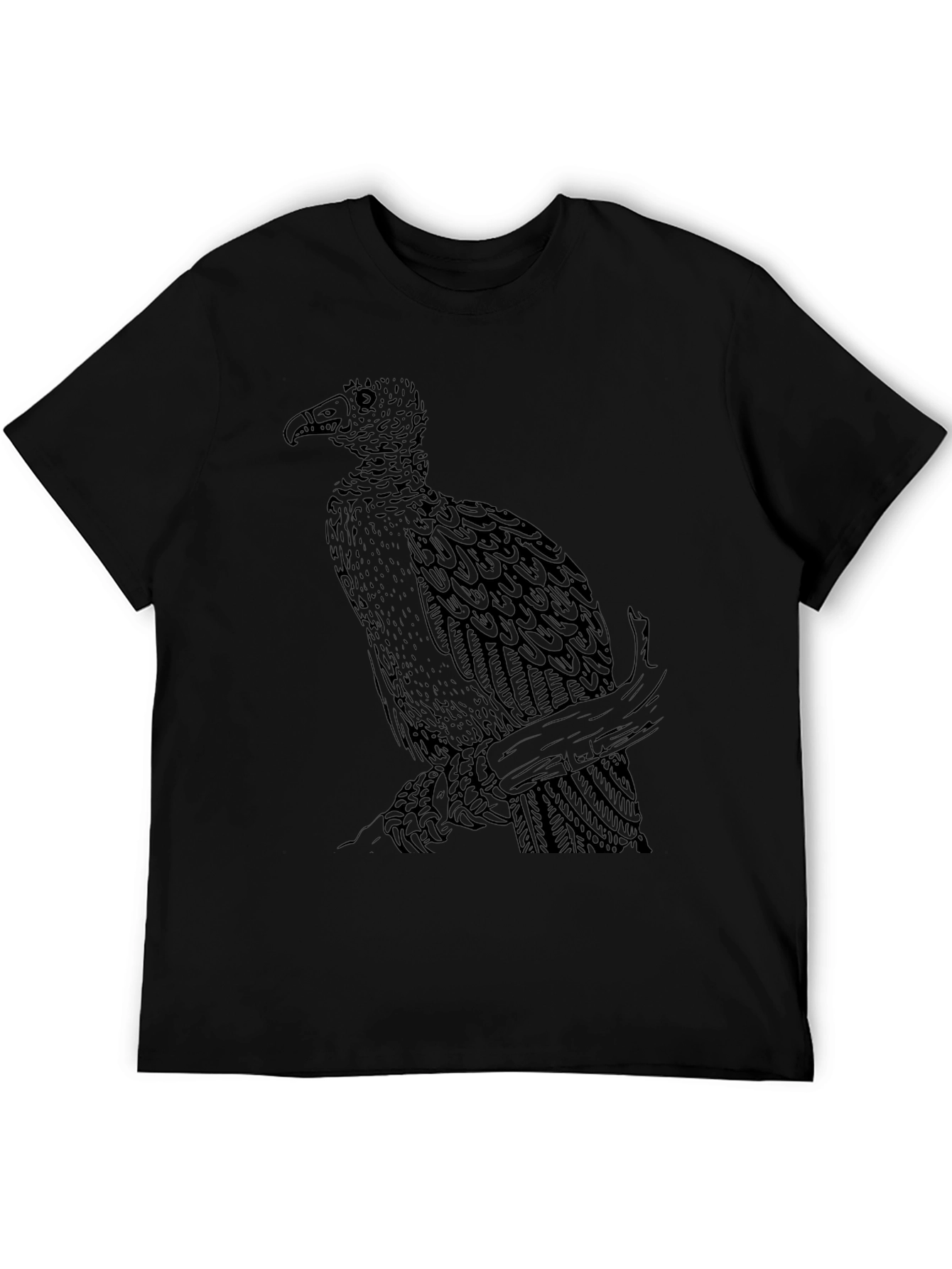 Vulture Graphic Tee - Mens Black T-Shirt