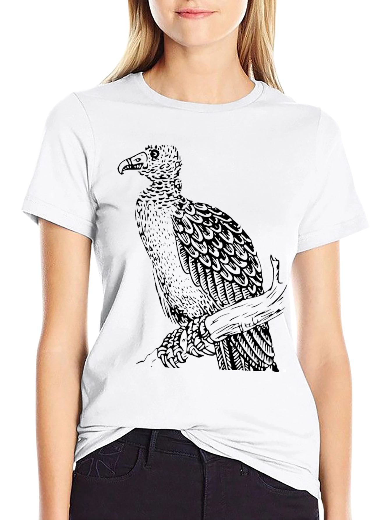 Vulture Graphic Tee - Mens Black T-Shirt
