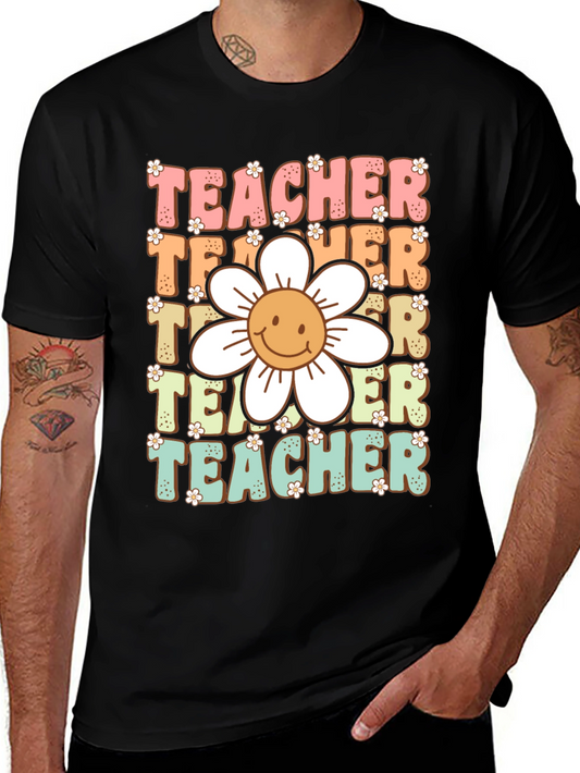 Retro Teacher Graphic T-Shirt