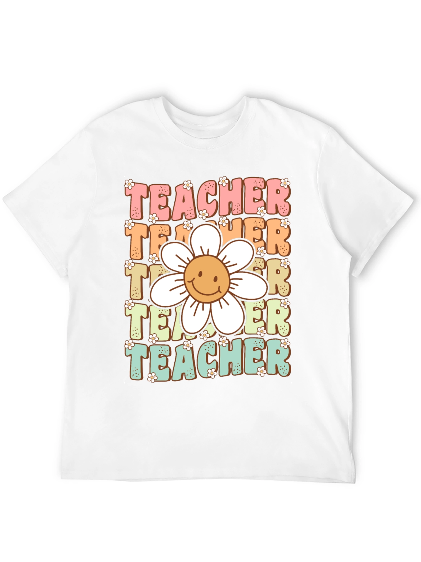 Retro Teacher Graphic T-Shirt