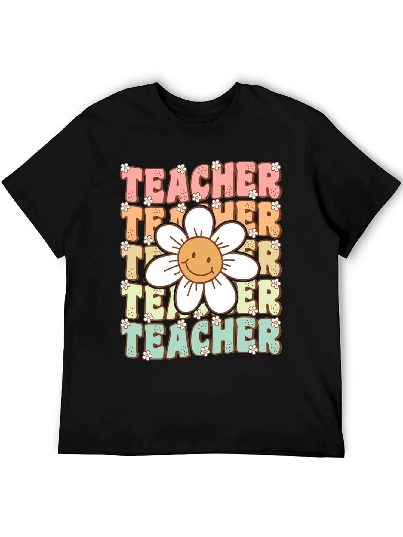 Retro Teacher Graphic T-Shirt