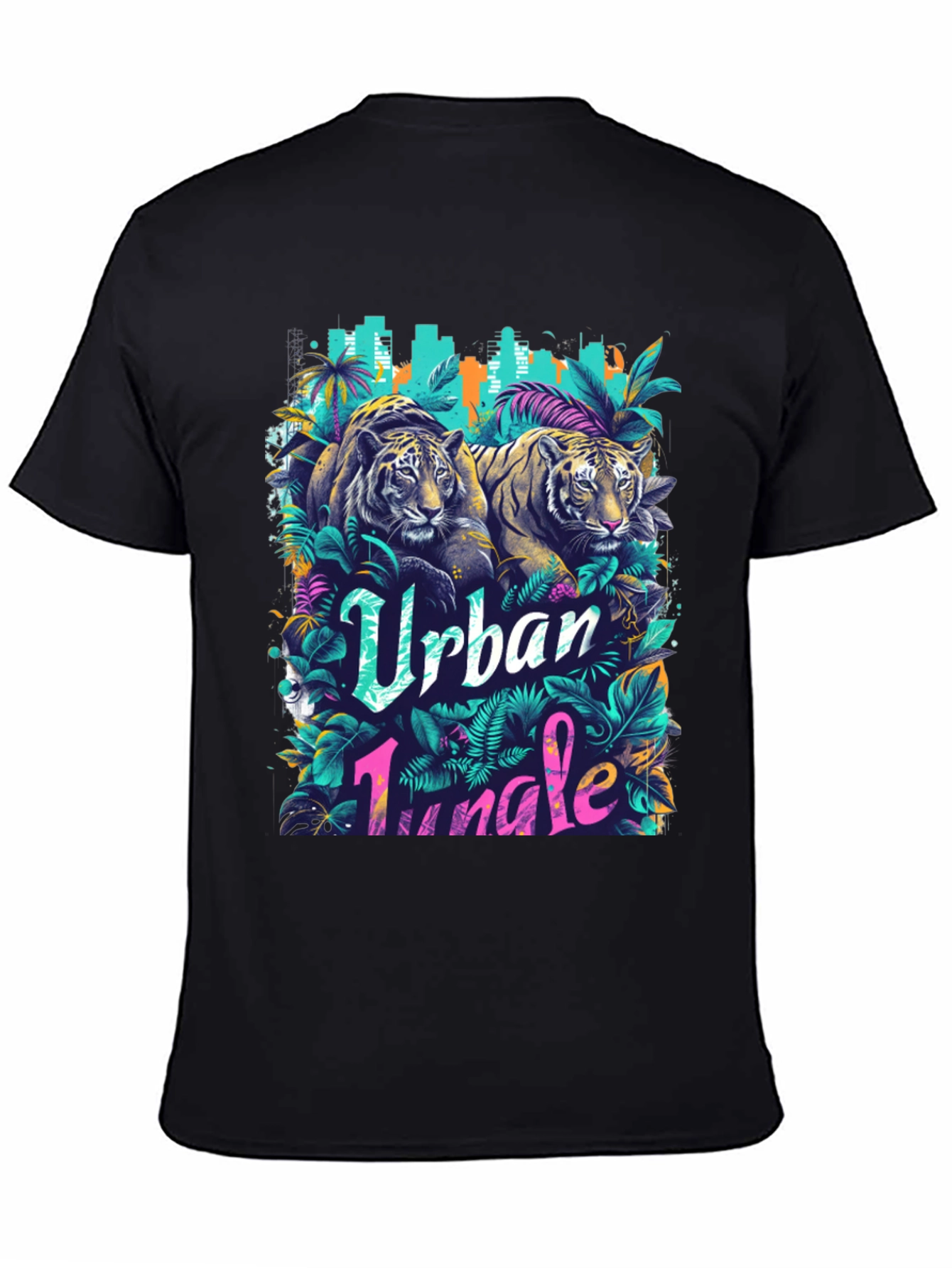 Urban Jungle Tiger Graphic T-Shirt