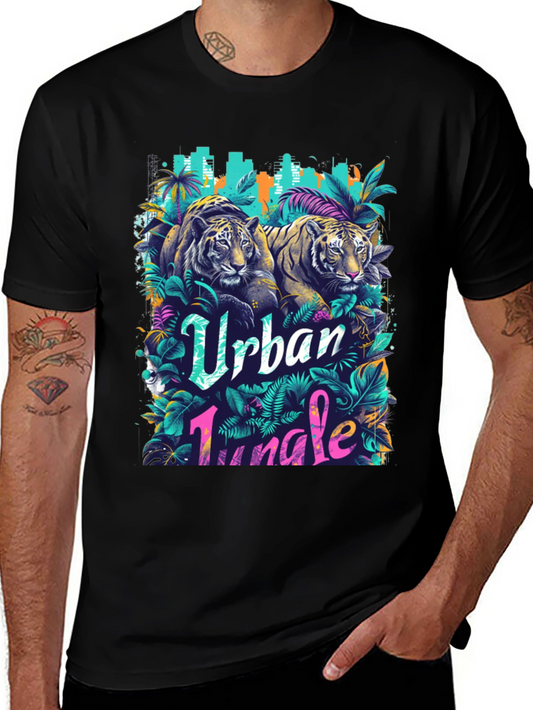Urban Jungle Tiger Graphic T-Shirt