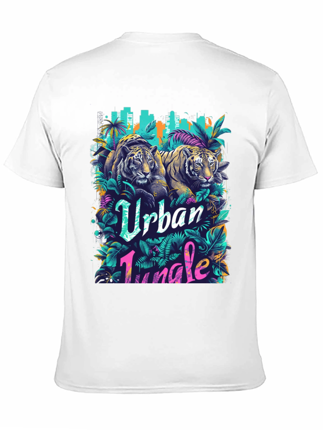 Urban Jungle Tiger Graphic T-Shirt