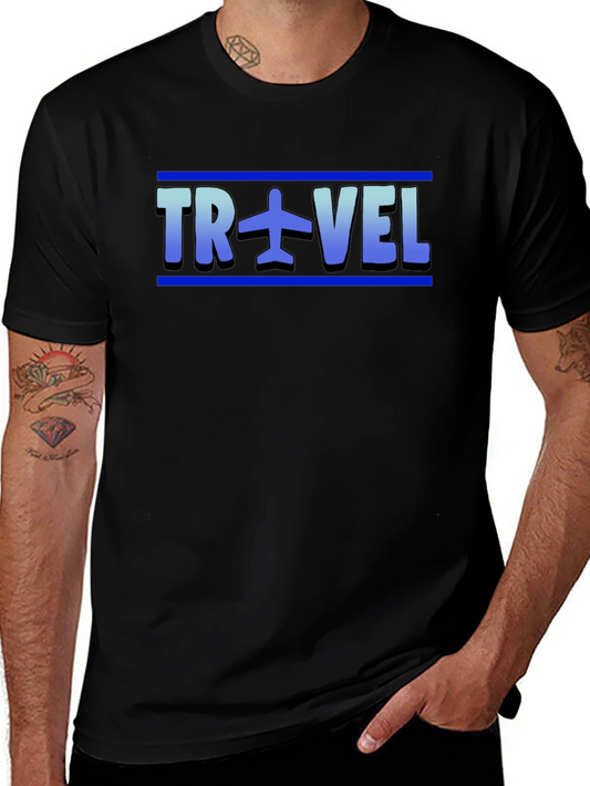 Travel Airplane Graphic Tee Shirt