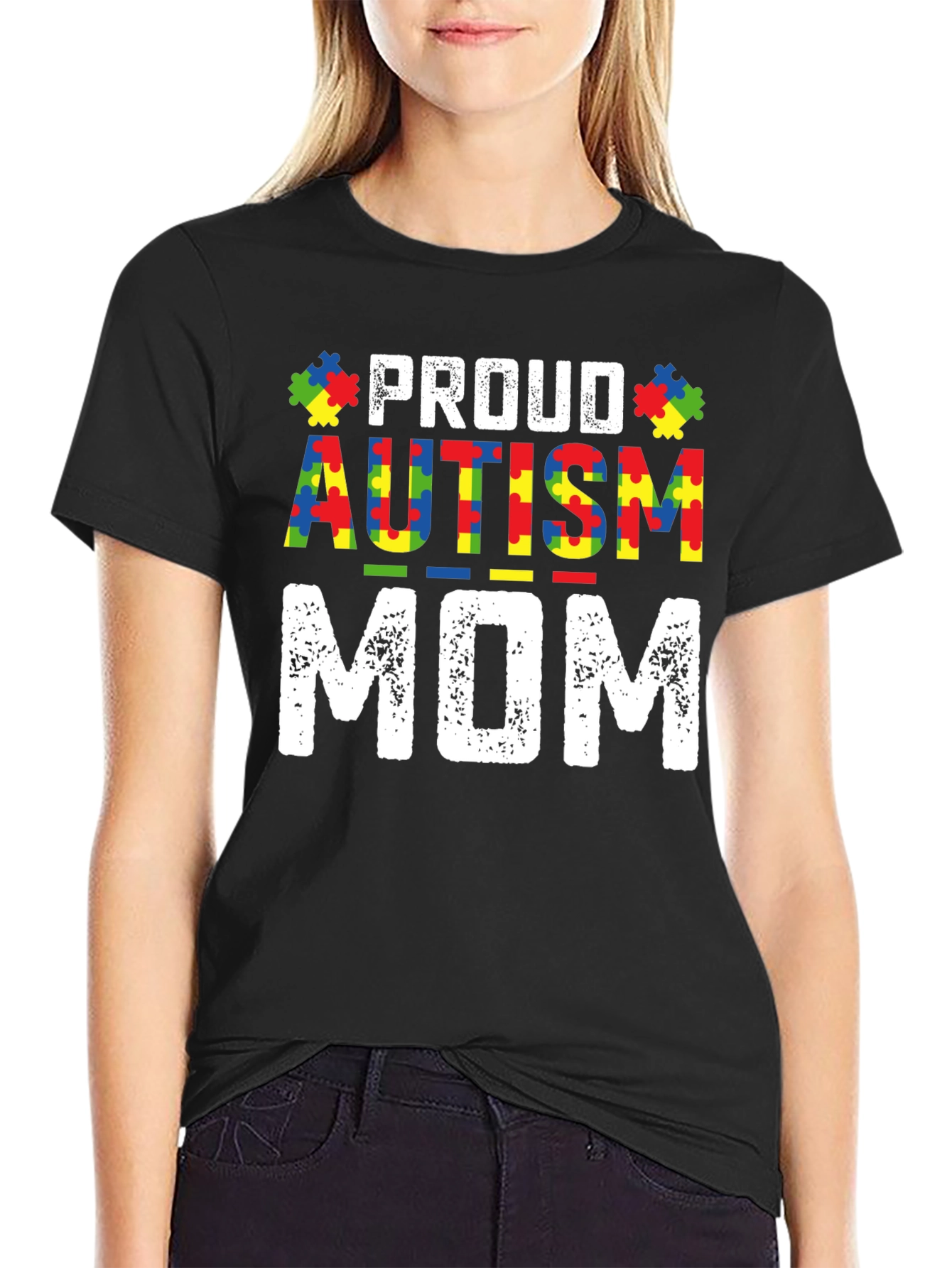 Proud Autism Mom Graphic Tee