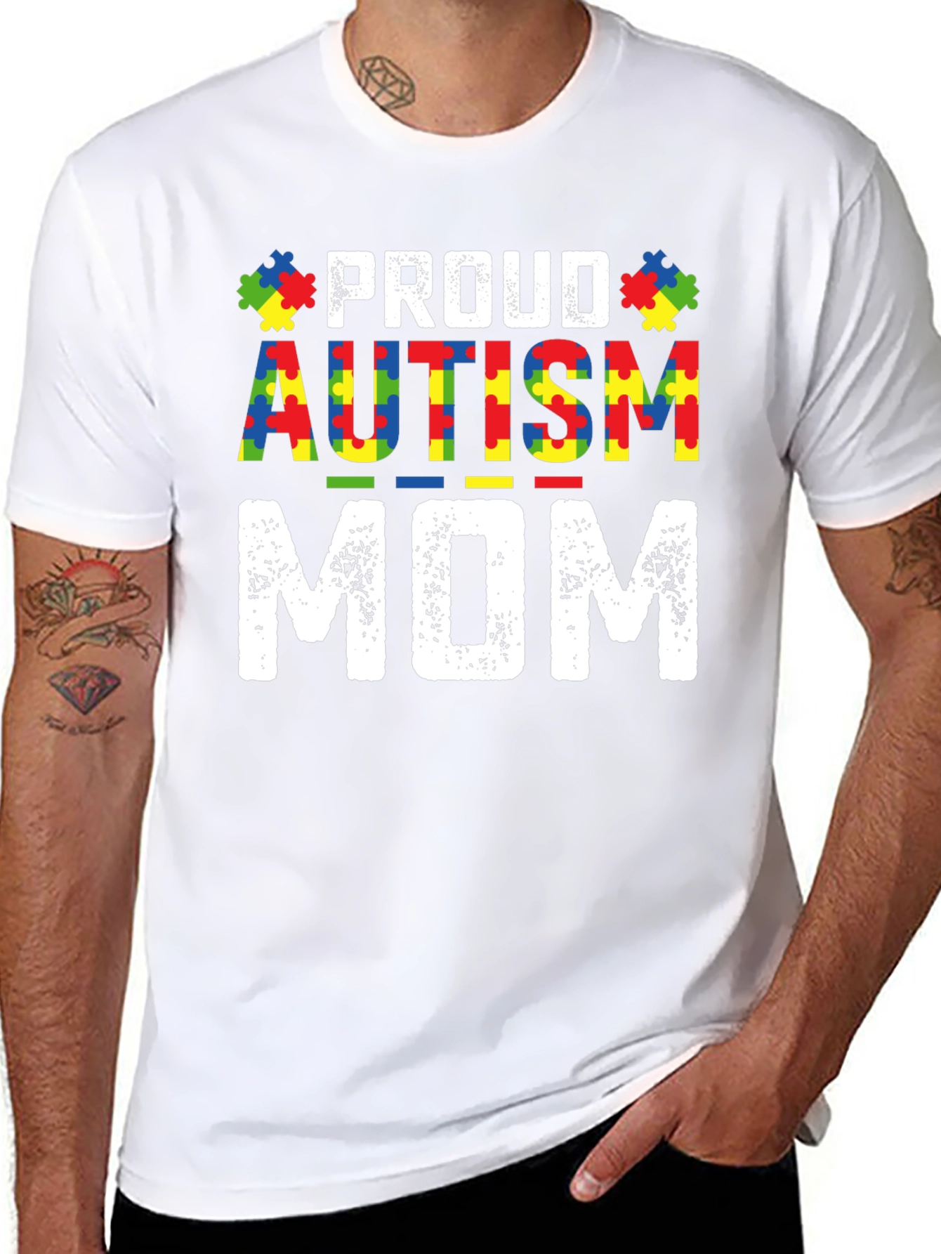 Proud Autism Mom Graphic Tee