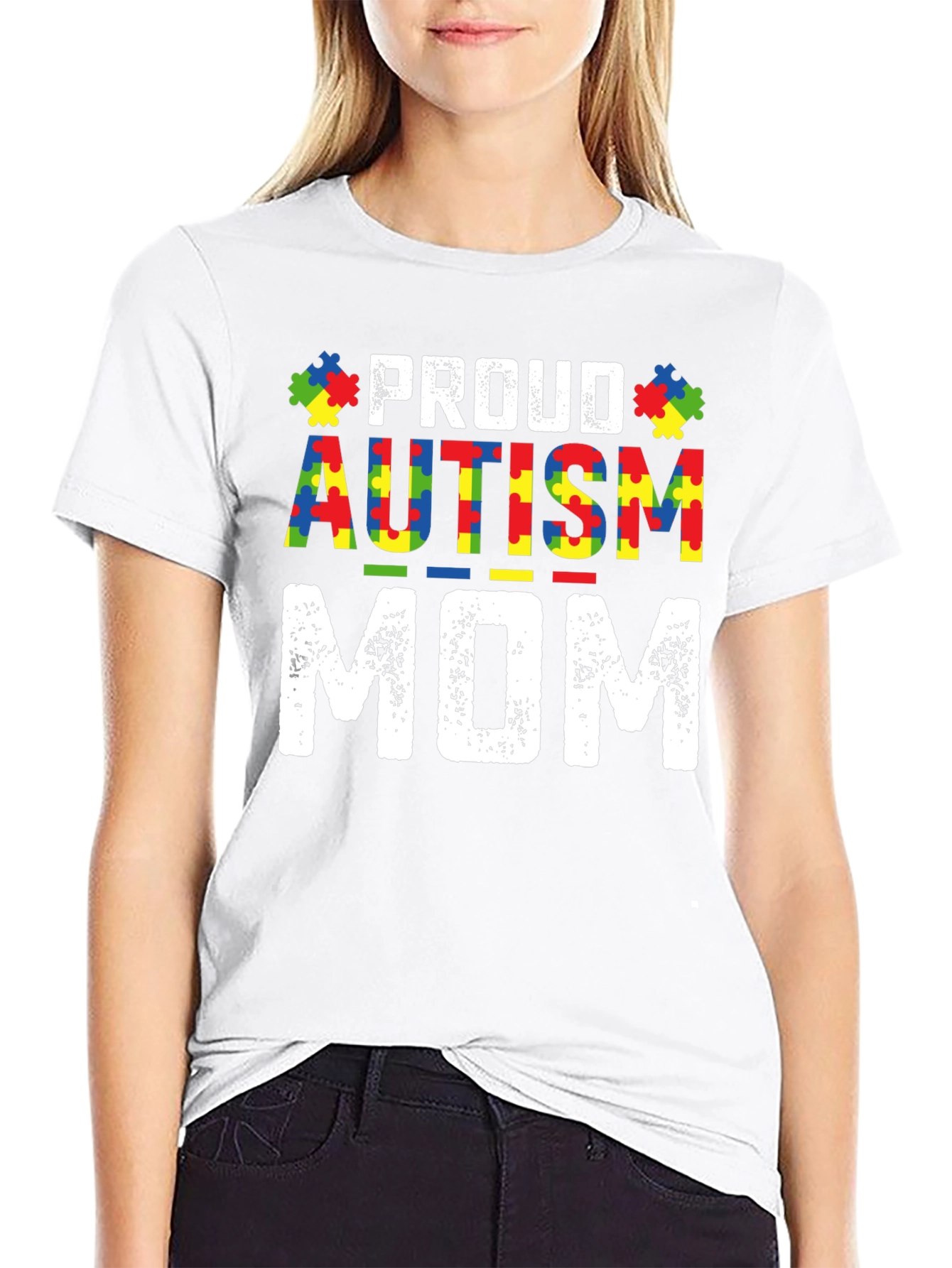 Proud Autism Mom Graphic Tee