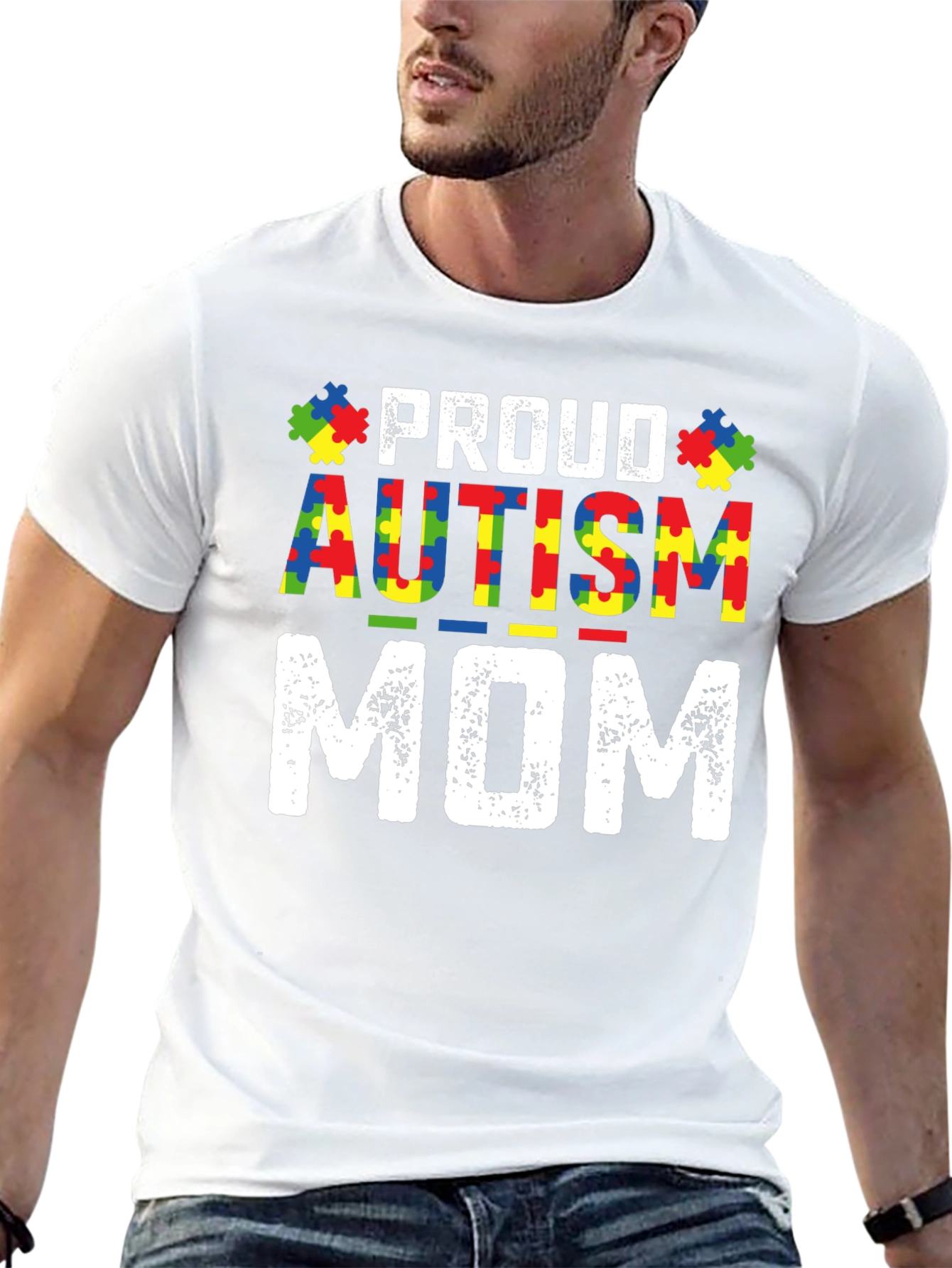 Proud Autism Mom Graphic Tee