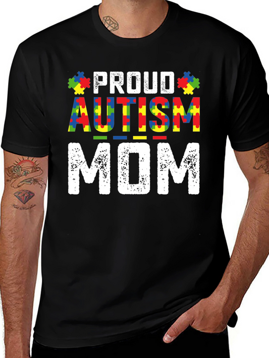 Proud Autism Mom Graphic Tee