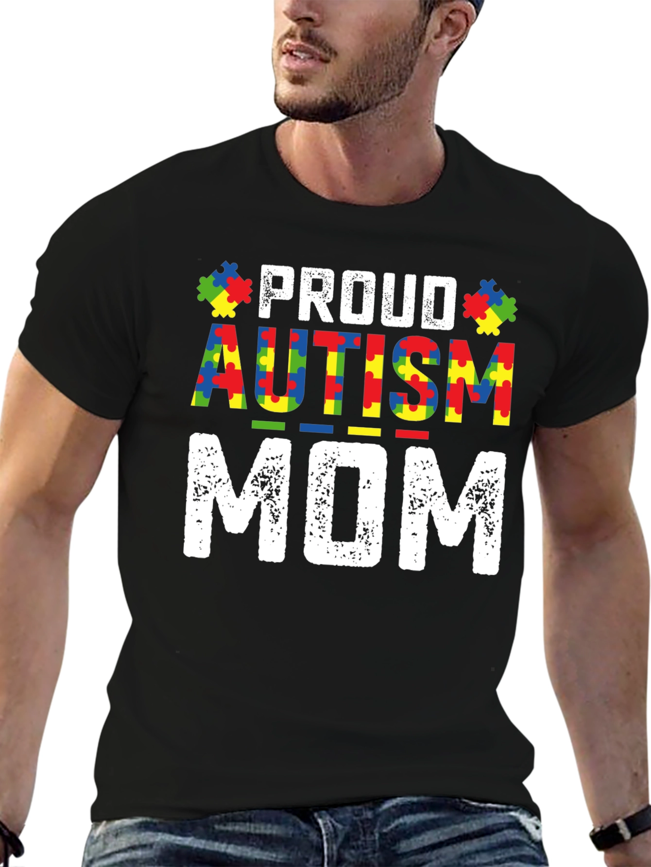 Proud Autism Mom Graphic Tee