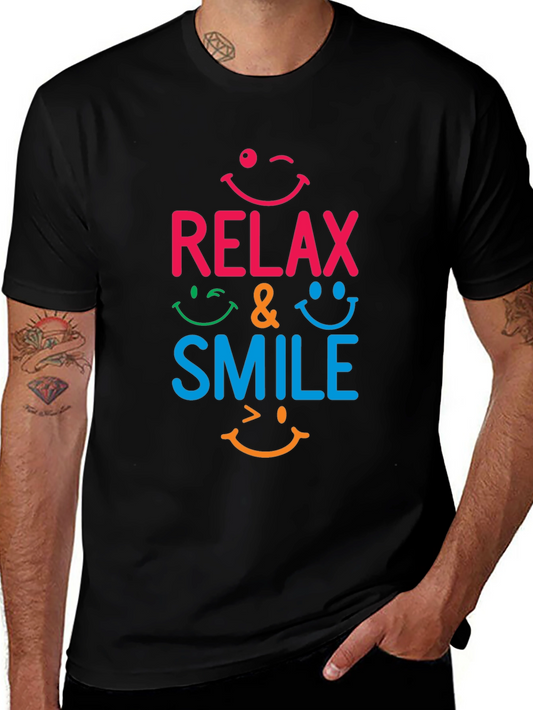 Relax & Smile Graphic T-Shirt