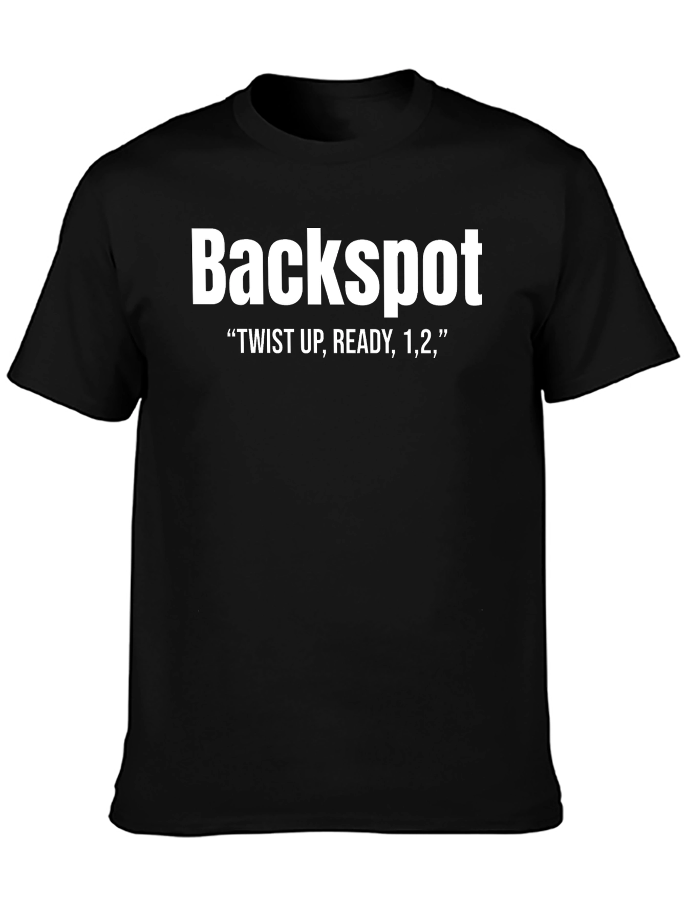 Backspot Twist Up Ready Tee - Black