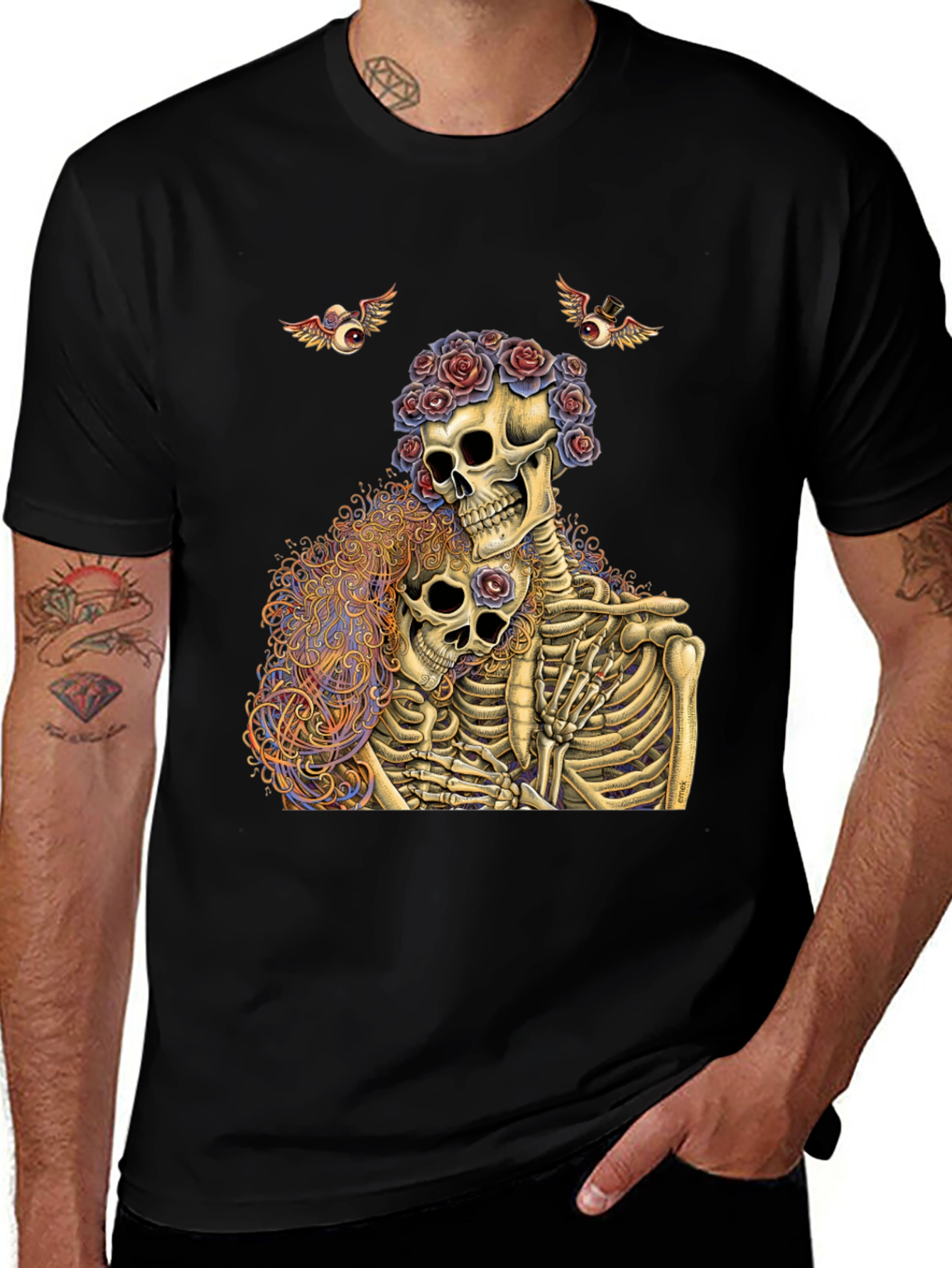 Skeleton Lovers Graphic Tee