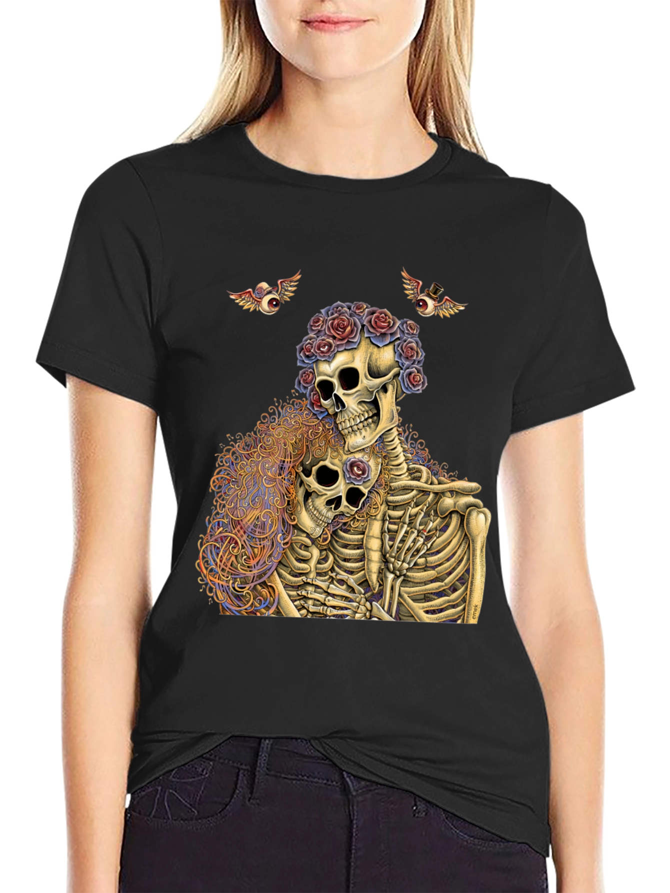 Skeleton Lovers Graphic Tee