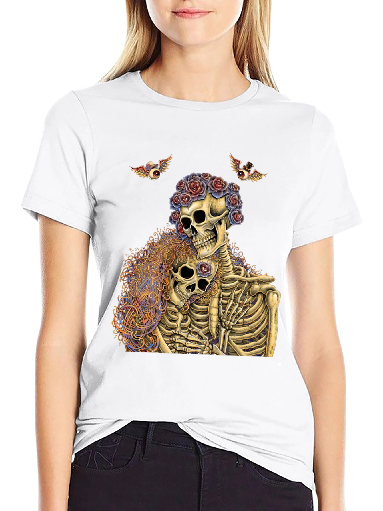 Skeleton Lovers Graphic Tee