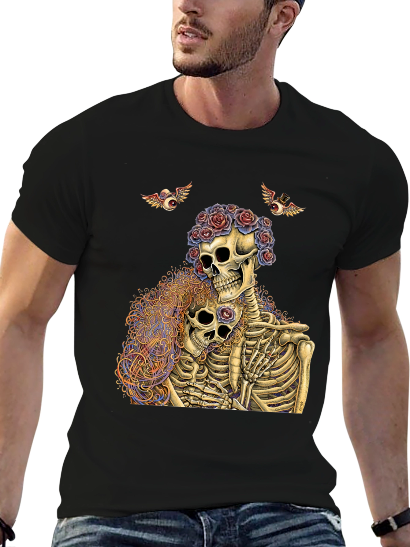 Skeleton Lovers Graphic Tee