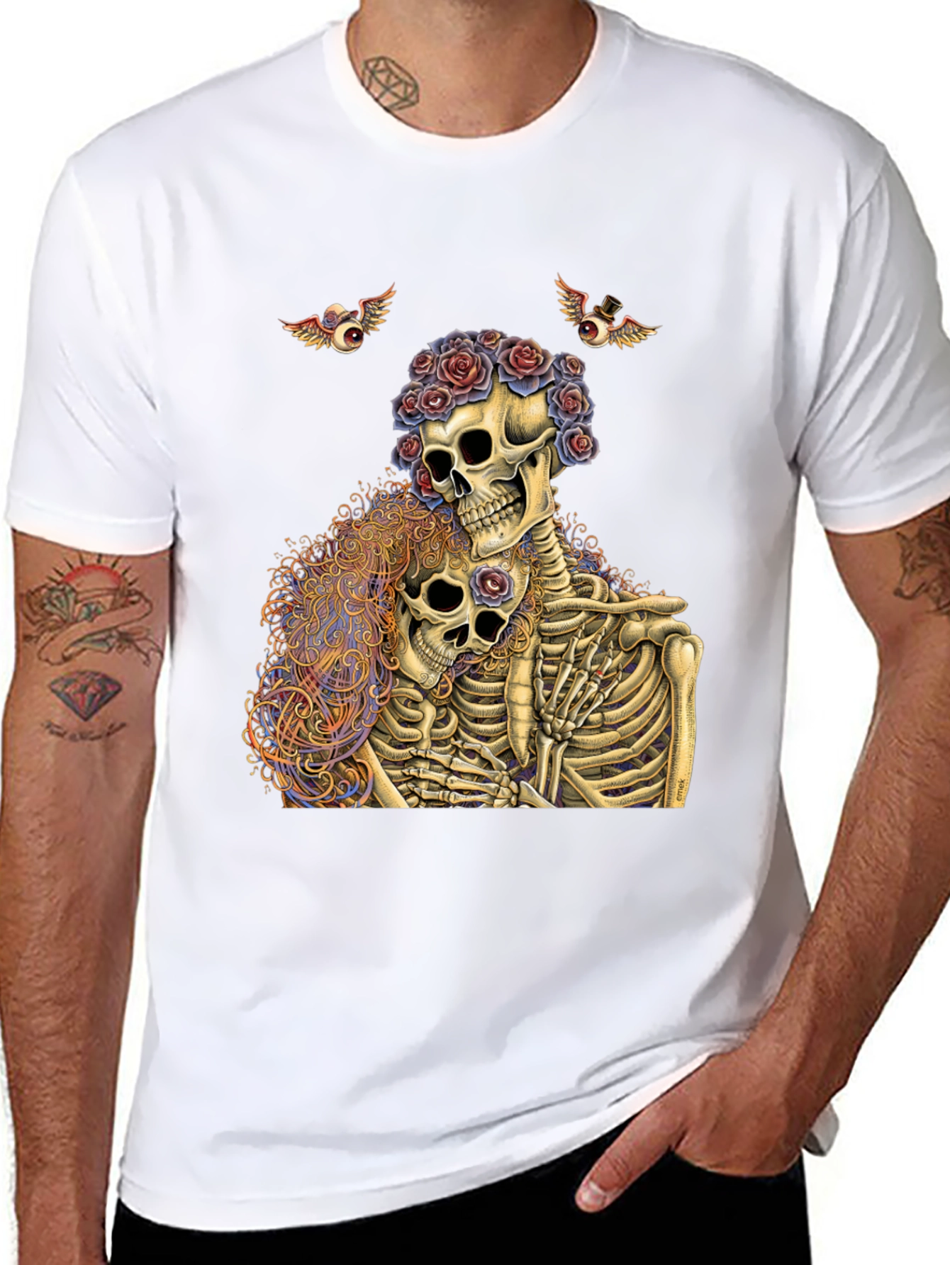Skeleton Lovers Graphic Tee